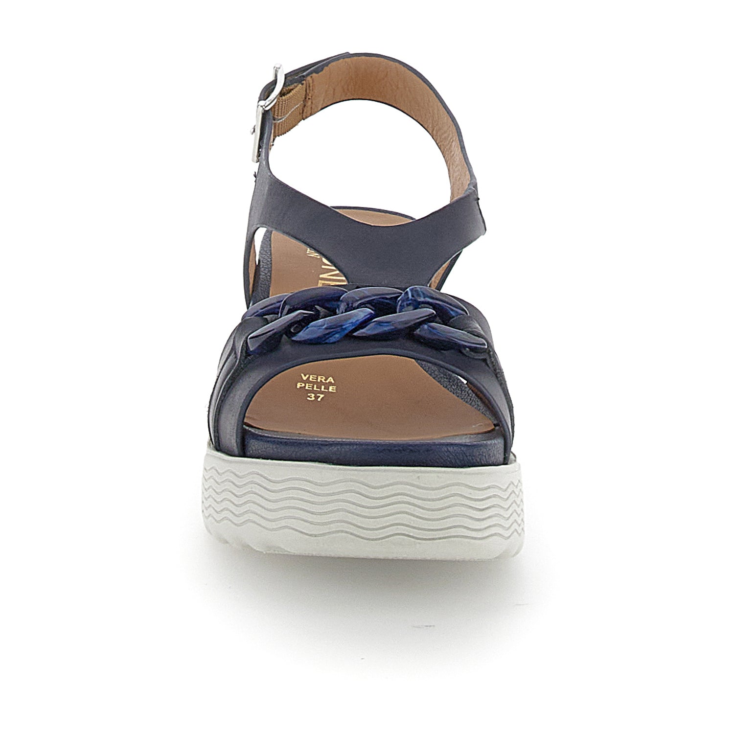 DONNA SANDALI CON ZEPPA PARKY 28 BLU SCURO 220903 05H 04