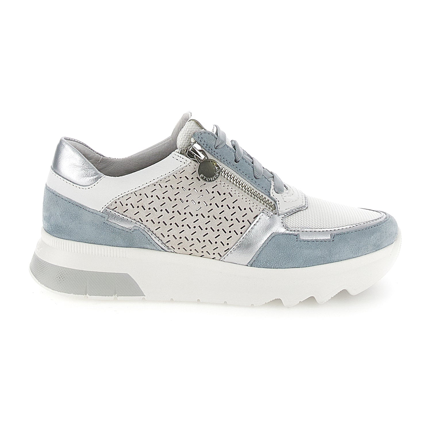DONNA SCARPE ALLACCIATE SPOCK 40 GRIGIO CHIARO 220907 BU9 01