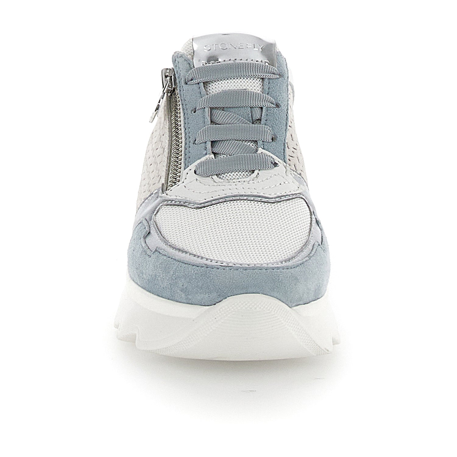 DONNA SCARPE ALLACCIATE SPOCK 40 GRIGIO CHIARO 220907 BU9 04