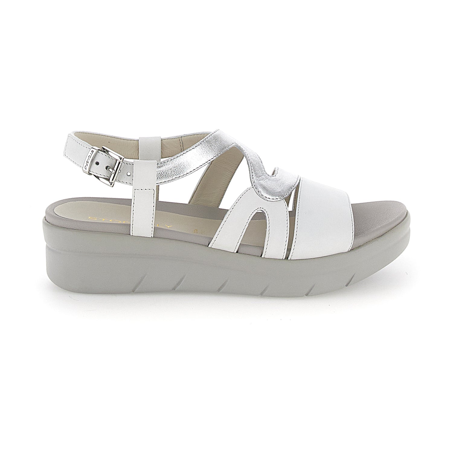 DONNA SANDALI CON ZEPPA AQUA 23 BIANCO 220917 849 01