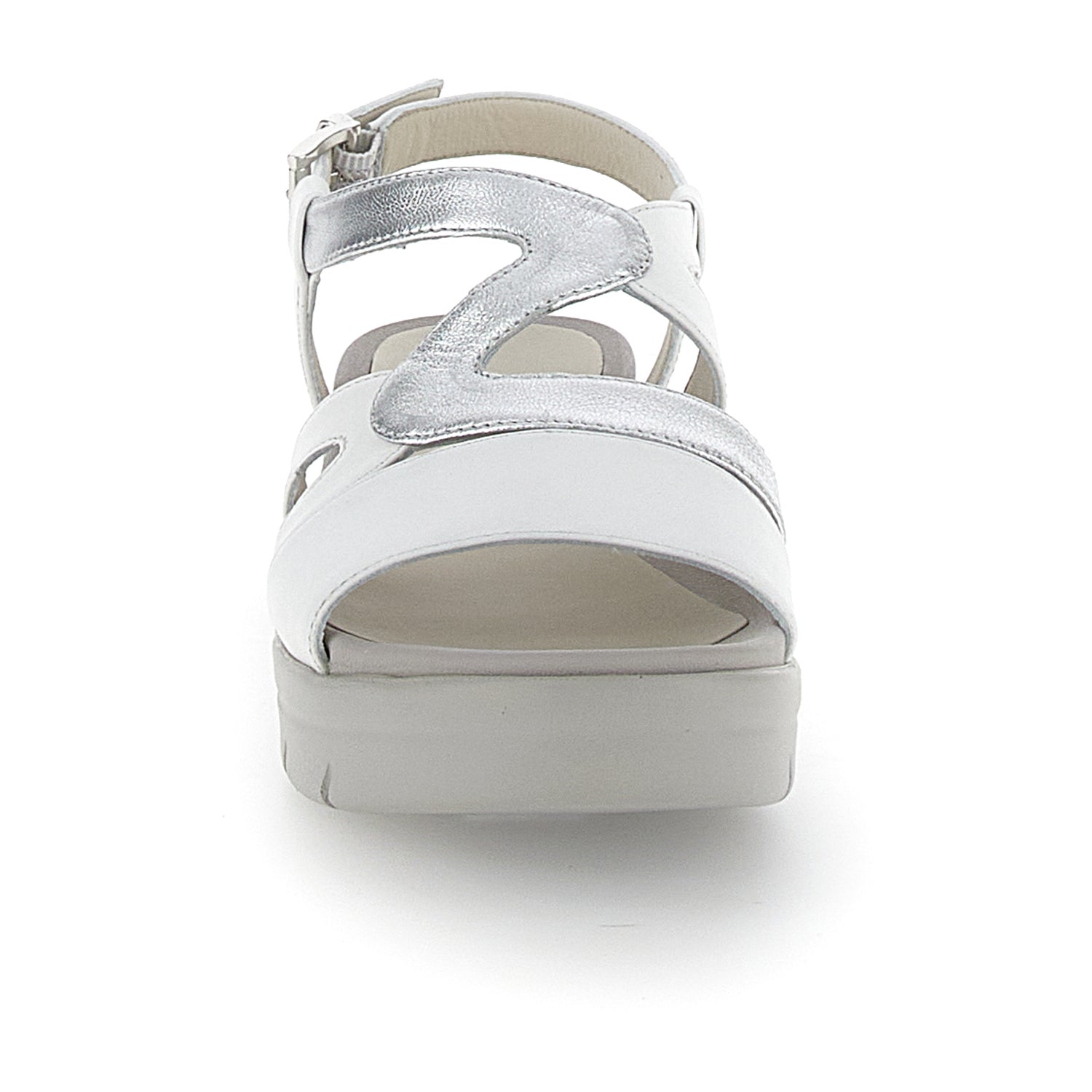 DONNA SANDALI CON ZEPPA AQUA 23 BIANCO 220917 849 04