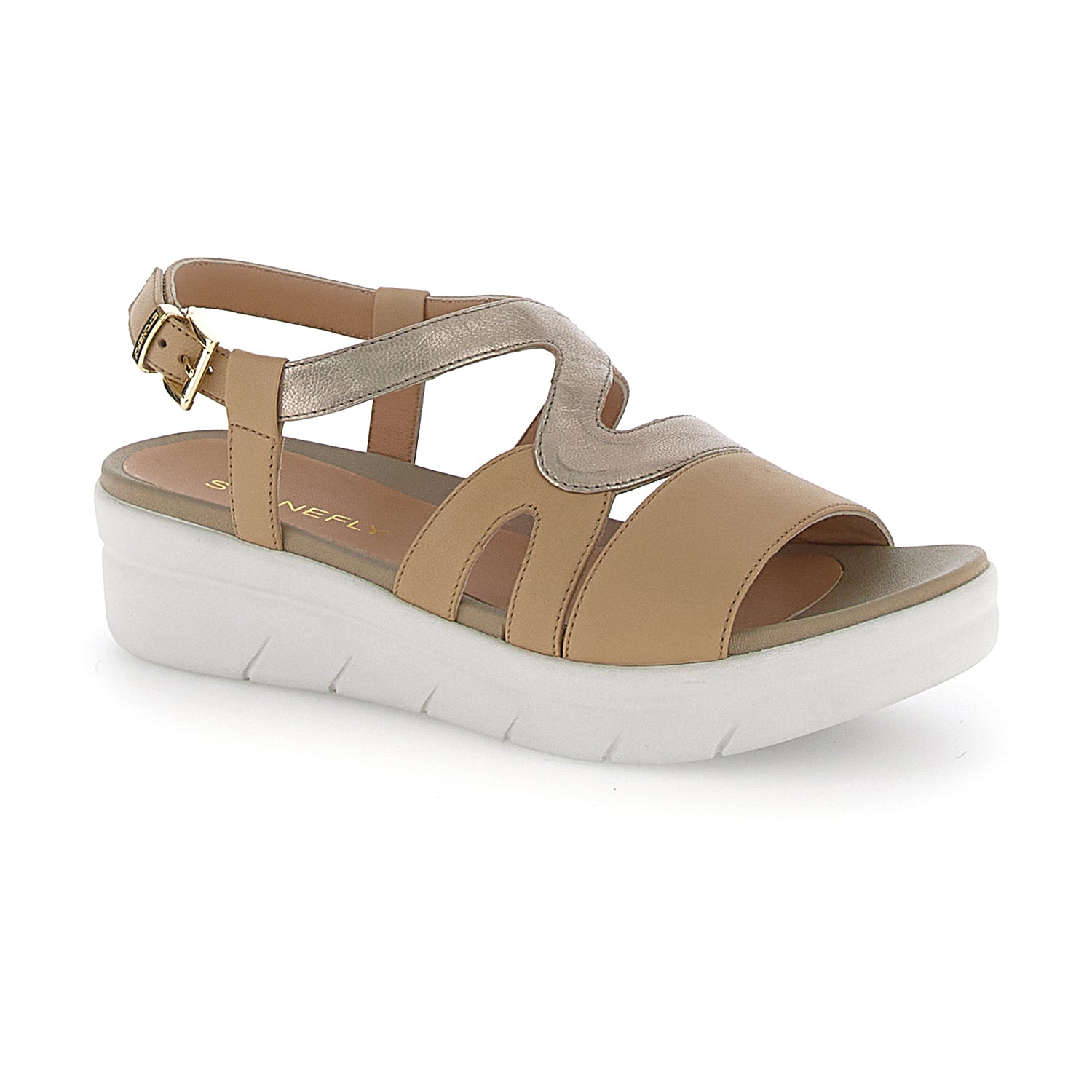 DONNA SANDALI CON ZEPPA AQUA 23 BEIGE 220917 C9F 02