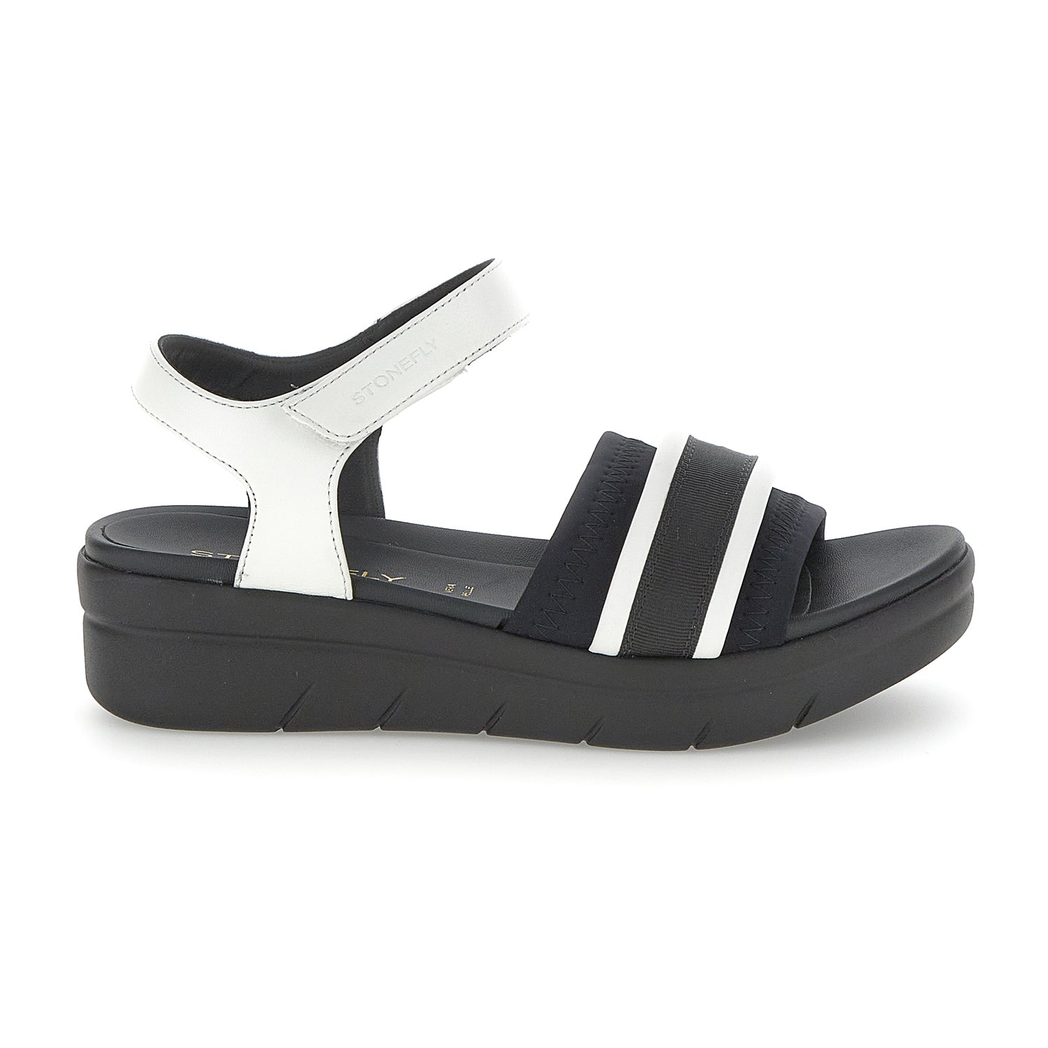 AQUA III 25 WEDGE SANDAL BLACK