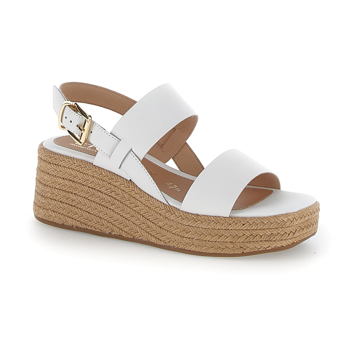 DONNA SANDALI CON ZEPPA IVORY 3 BIANCO 220941 150 02