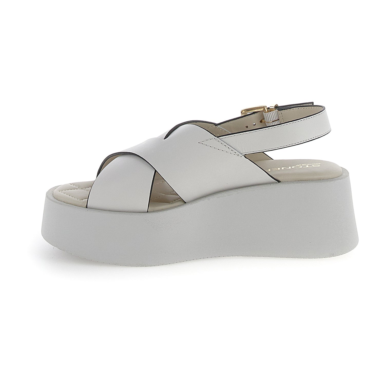 DONNA SANDALI CON ZEPPA PALOMA 1 BIANCO 220949 151 03