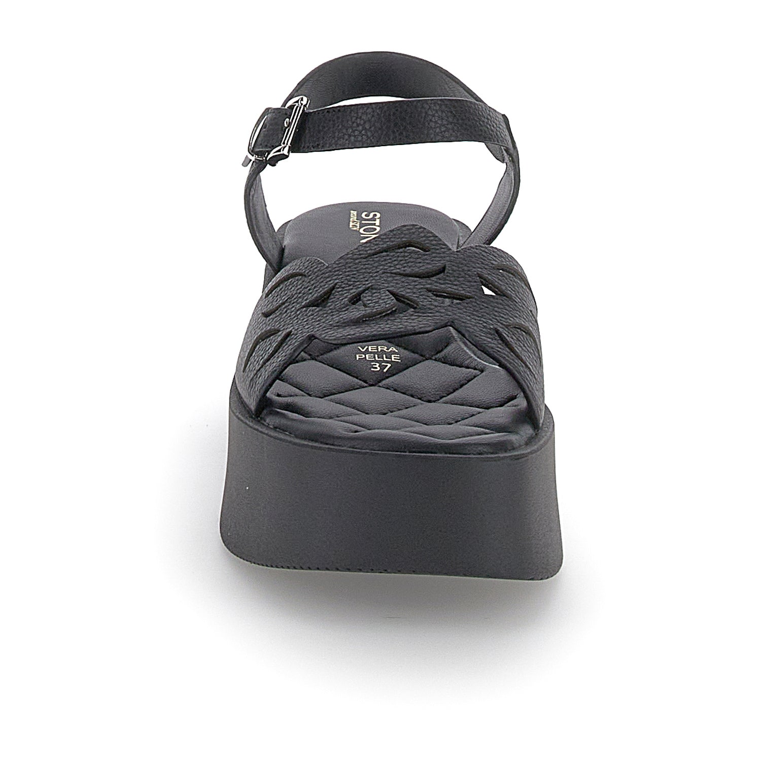 DONNA SANDALI CON ZEPPA PALOMA 4 NERO 220955 000 04