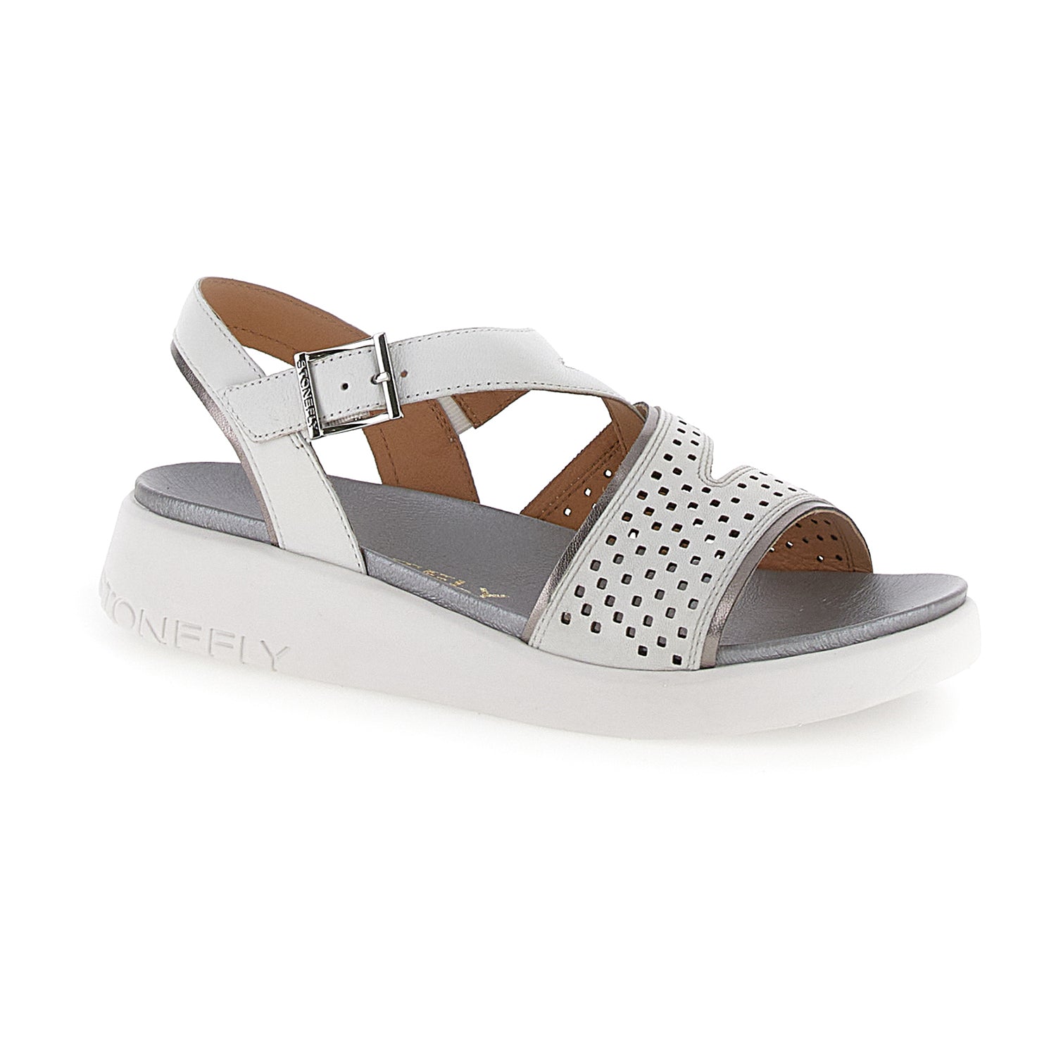 DONNA SANDALI ONDA 3 BIANCO 220962 150 02