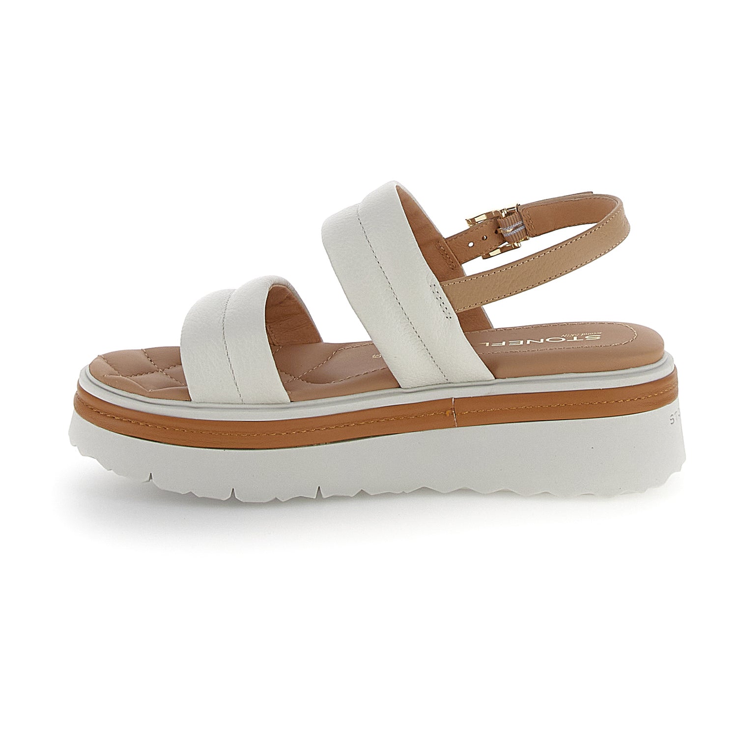 DONNA SANDALI CON ZEPPA SOLES 2 GRIGIO CHIARO 220970 346 03