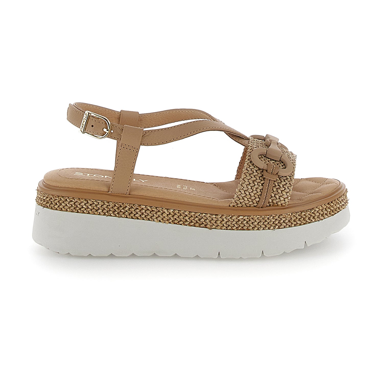 DONNA SANDALI CON ZEPPA SOLES 4 MARRONE 220973 CGF 01