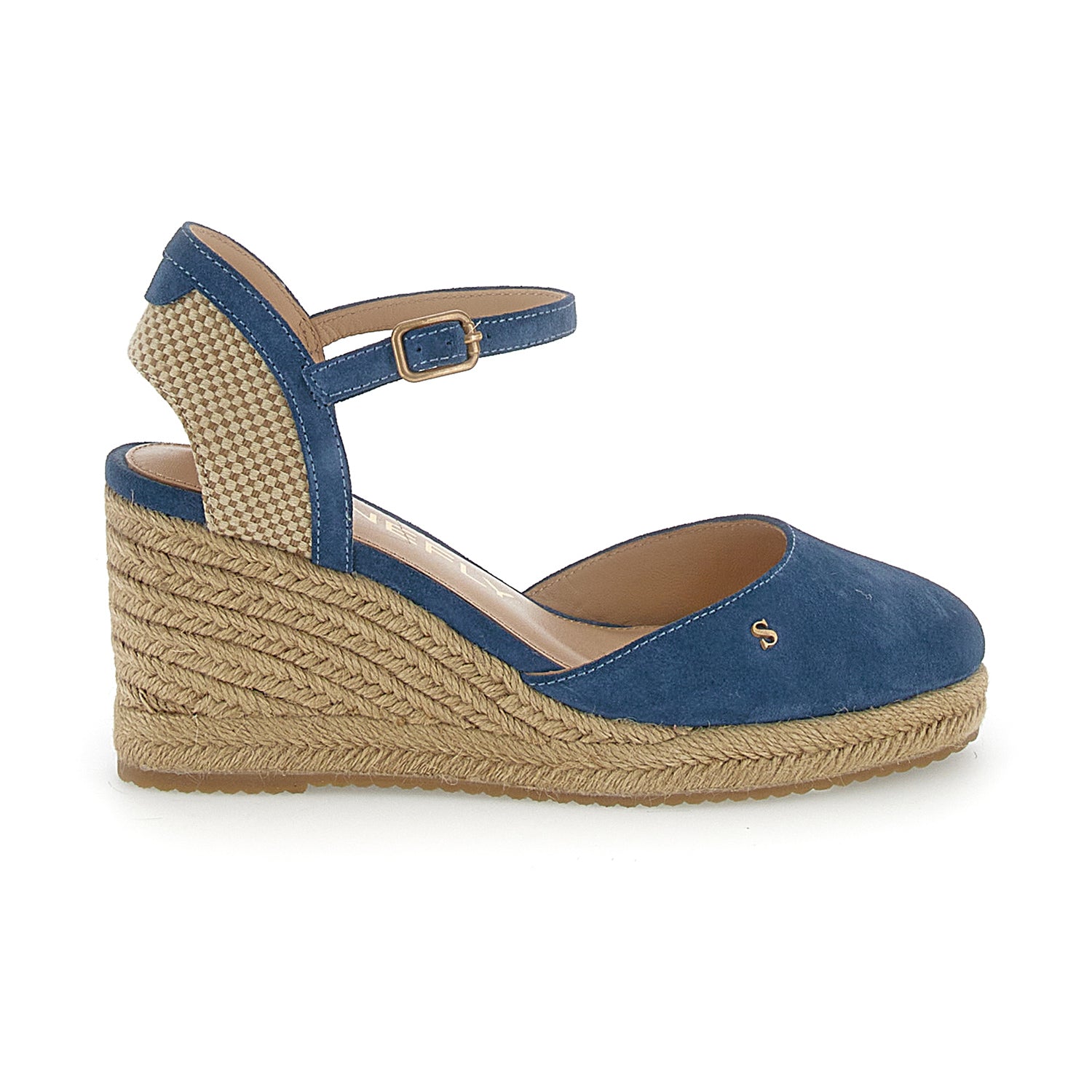 DONNA SANDALI CON ZEPPA ASTER 2 BLU SCURO 221270 0M5 01