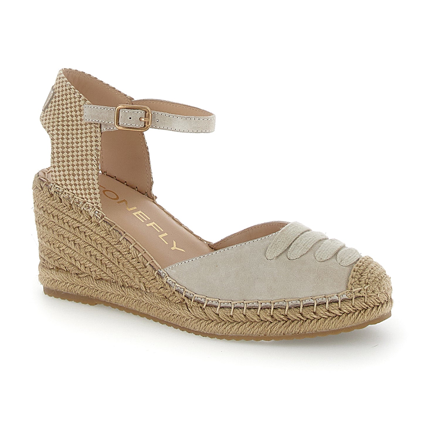 DONNA SANDALI CON ZEPPA ASTER 3 GRIGIO CHIARO 221271 007 02