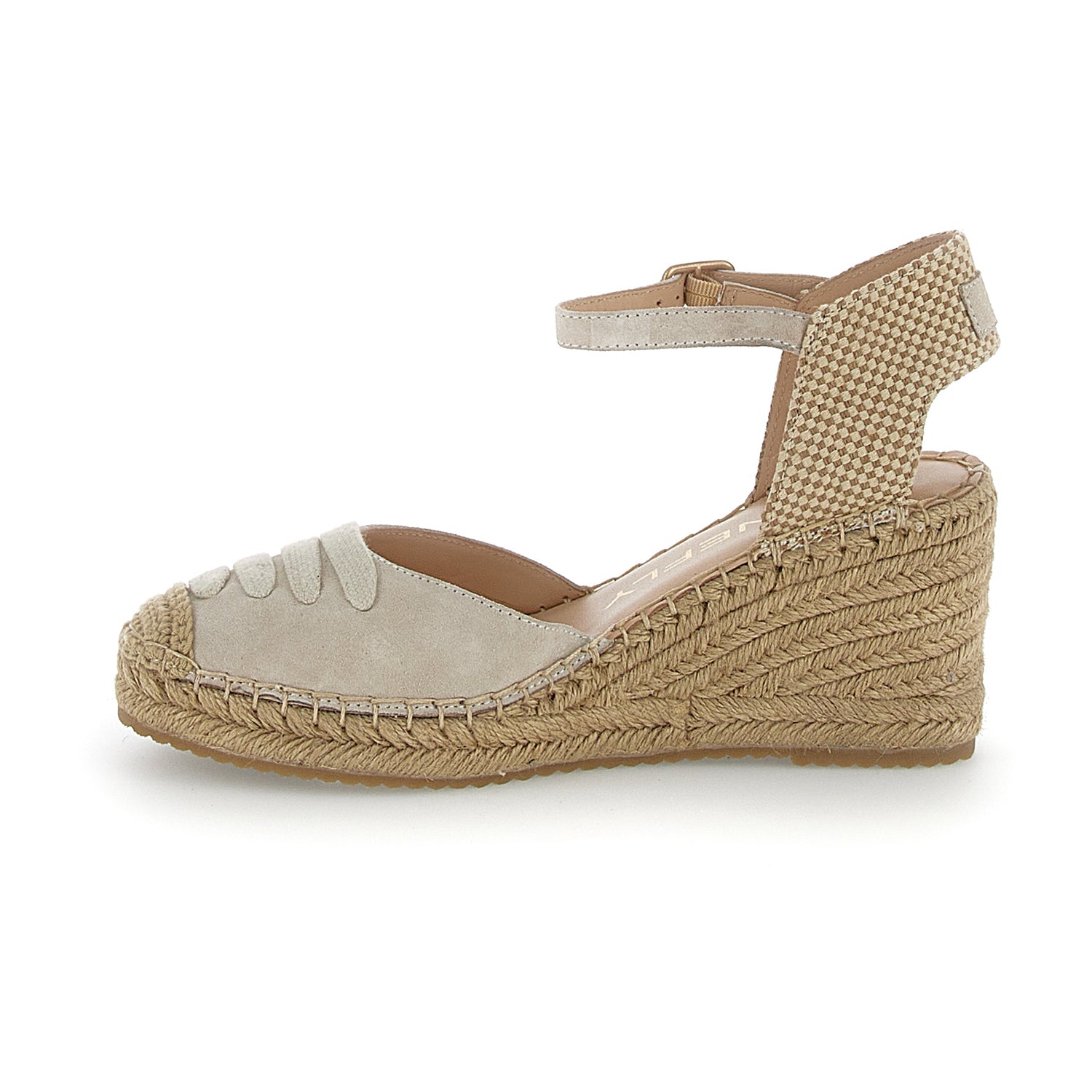 DONNA SANDALI CON ZEPPA ASTER 3 GRIGIO CHIARO 221271 007 03