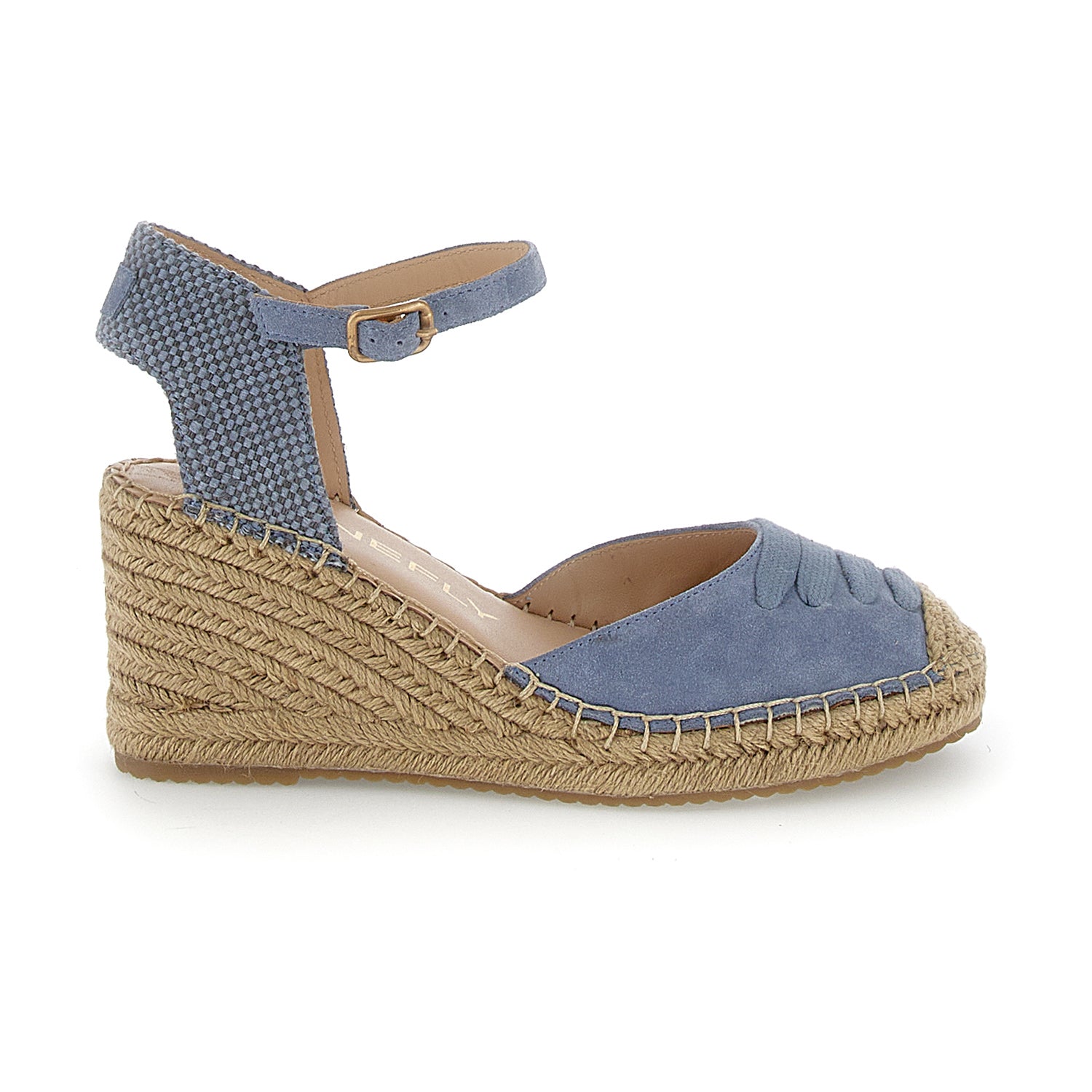 DONNA SANDALI CON ZEPPA ASTER 3 AZZURRO 221271 7OJ 01