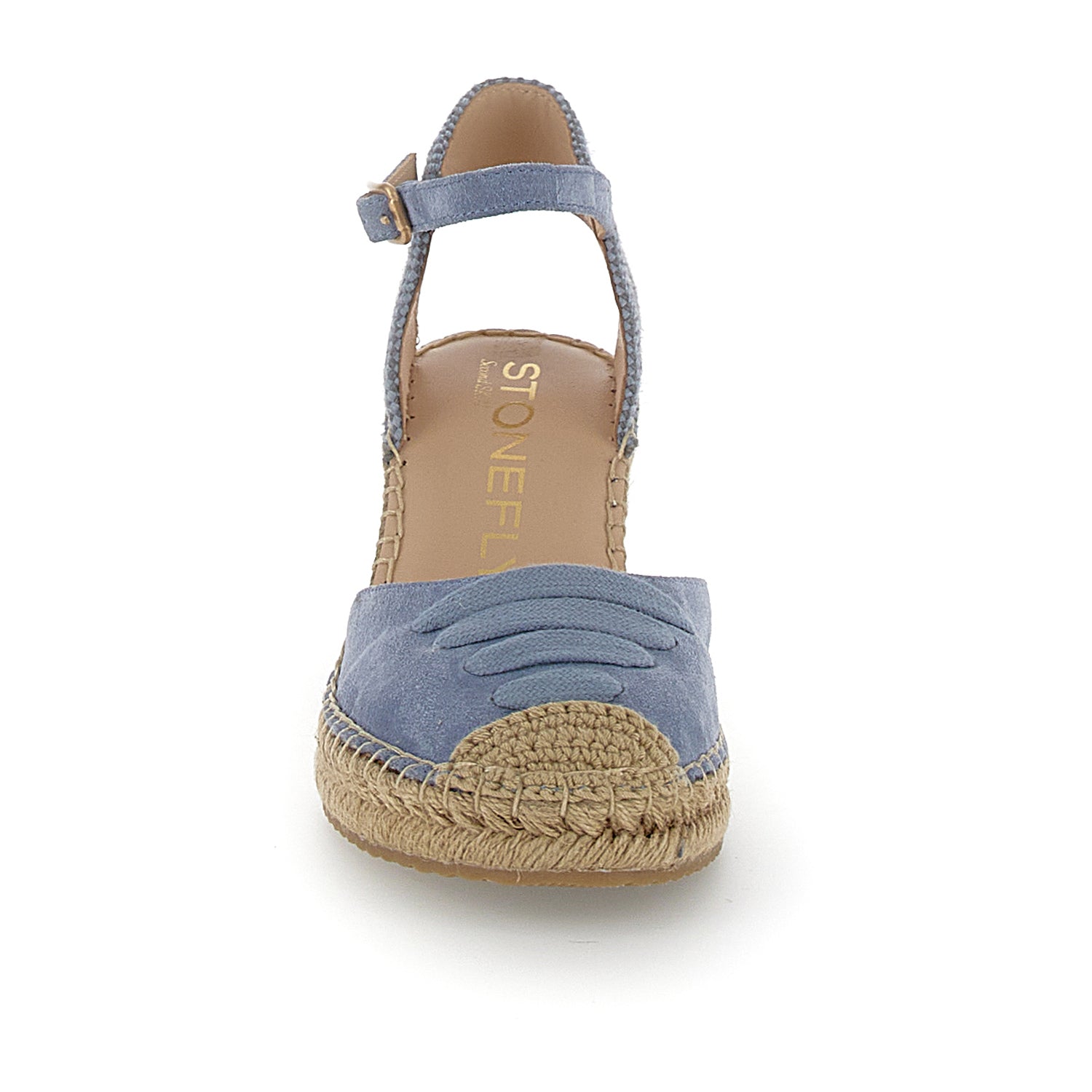 DONNA SANDALI CON ZEPPA ASTER 3 AZZURRO 221271 7OJ 04