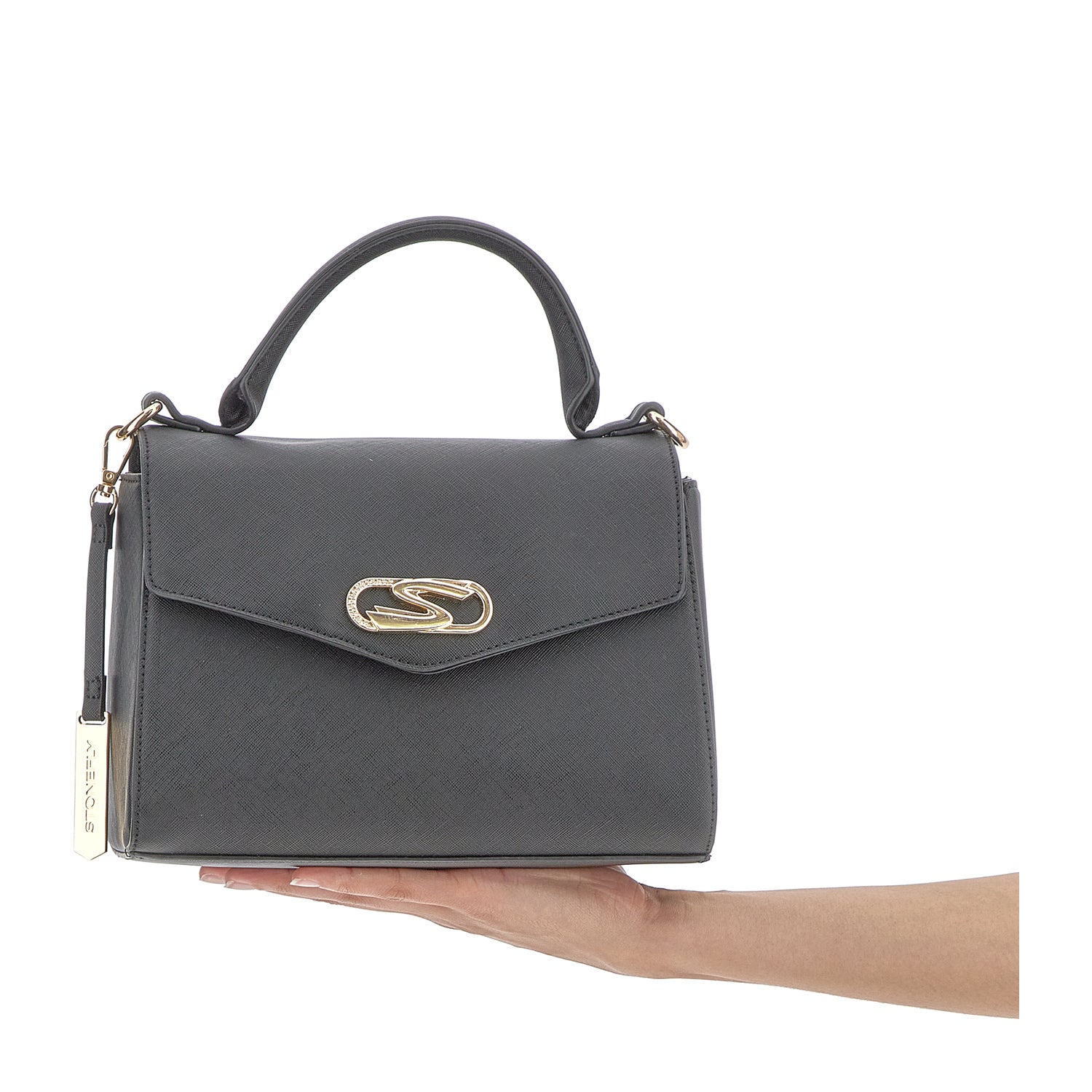 DONNA BORSA A MANO FLYEVENT TOP HANDLE L NERO 221289 000 12
