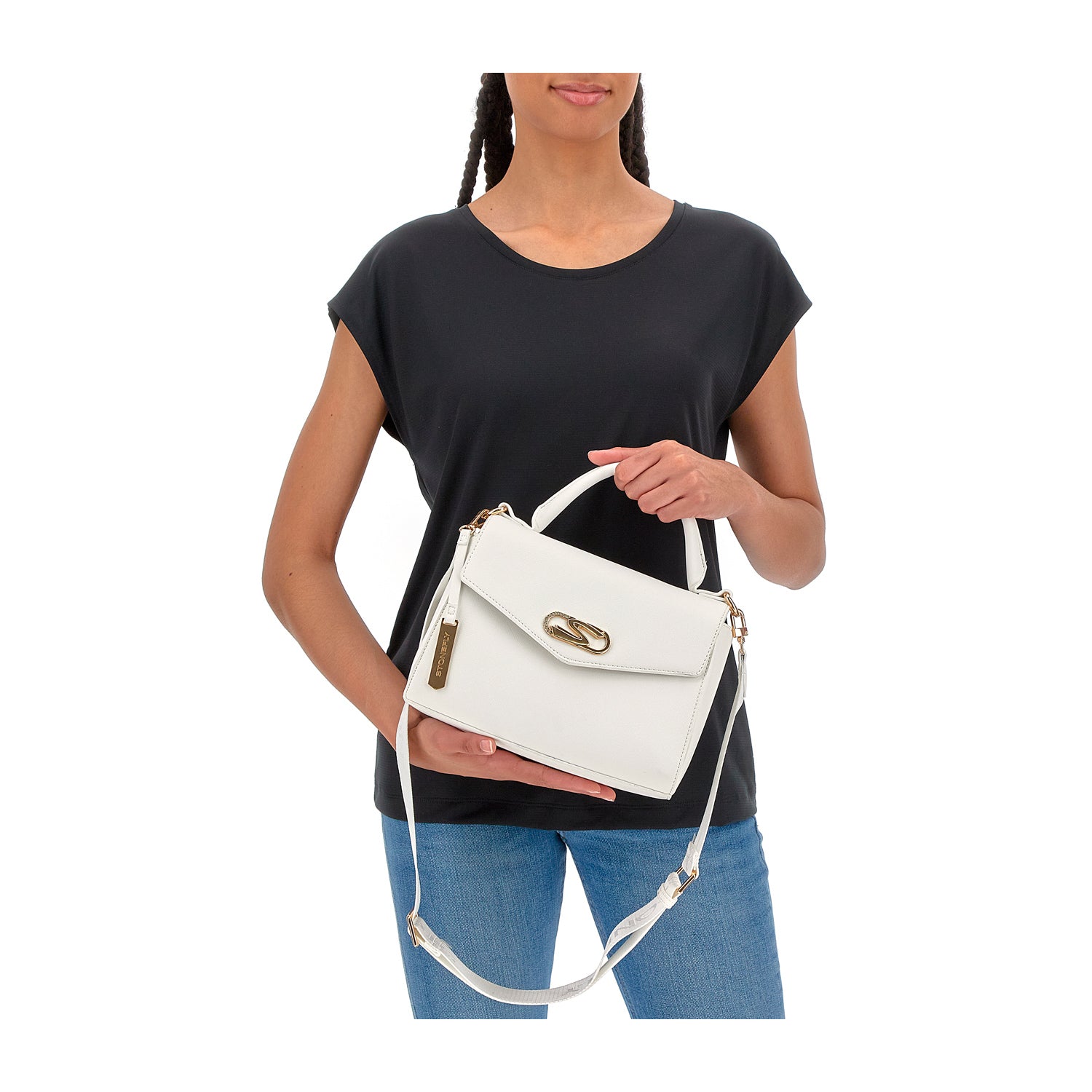 DONNA BORSA A MANO FLYEVENT TOP HANDLE L BIANCO 221289 0F1 11