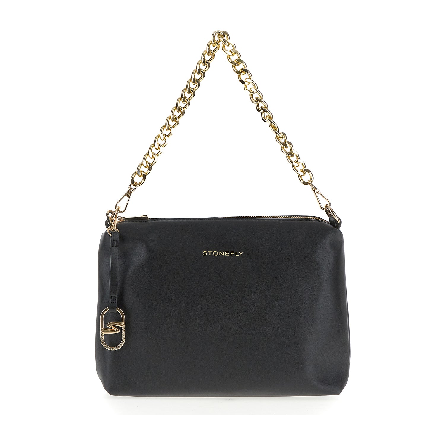 DONNA SACCA FLYGRAIN POUCH BAG NERO 221293 000 01