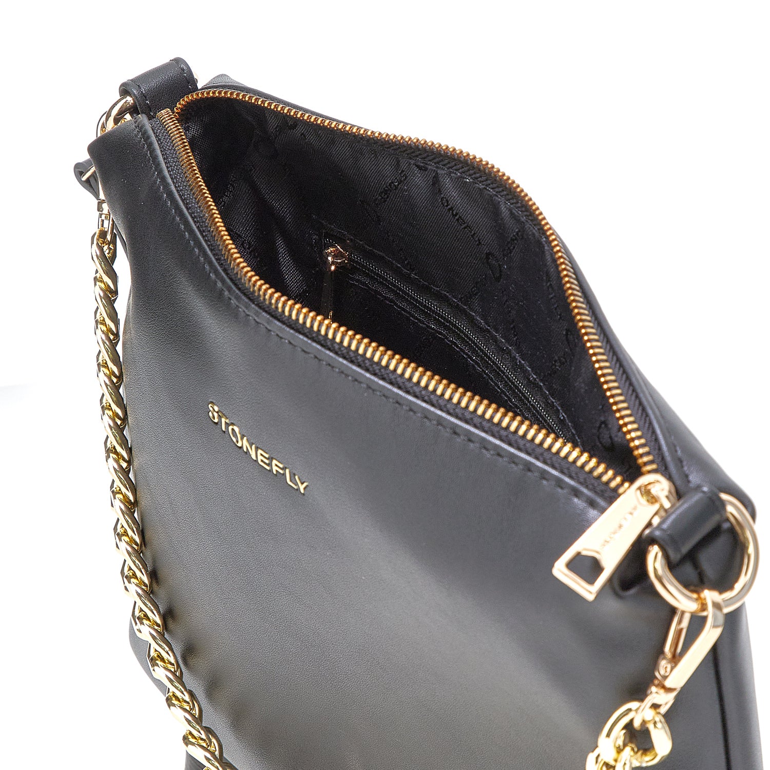 DONNA SACCA FLYGRAIN POUCH BAG NERO 221293 000 13