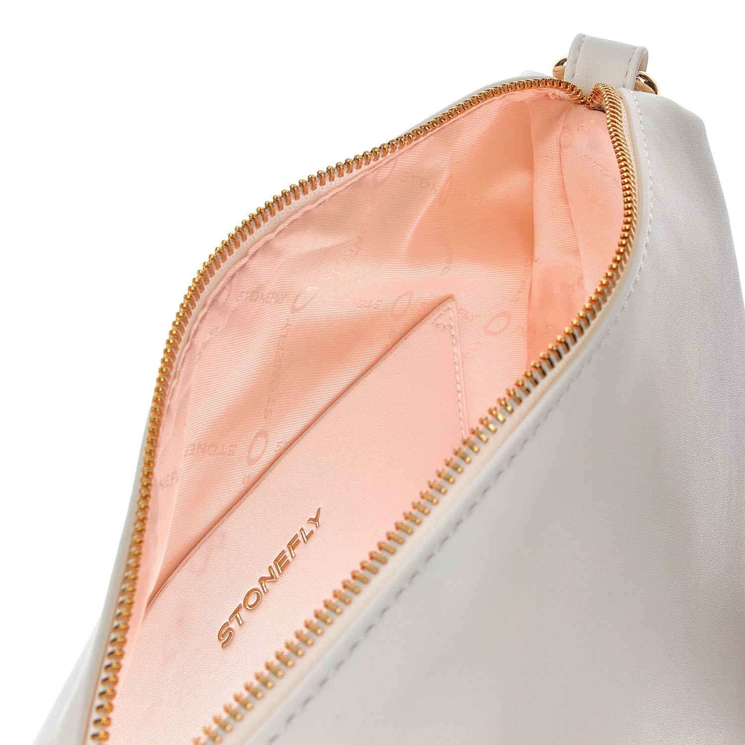 DONNA SACCA FLYGRAIN POUCH BAG BIANCO 221293 0F1 13