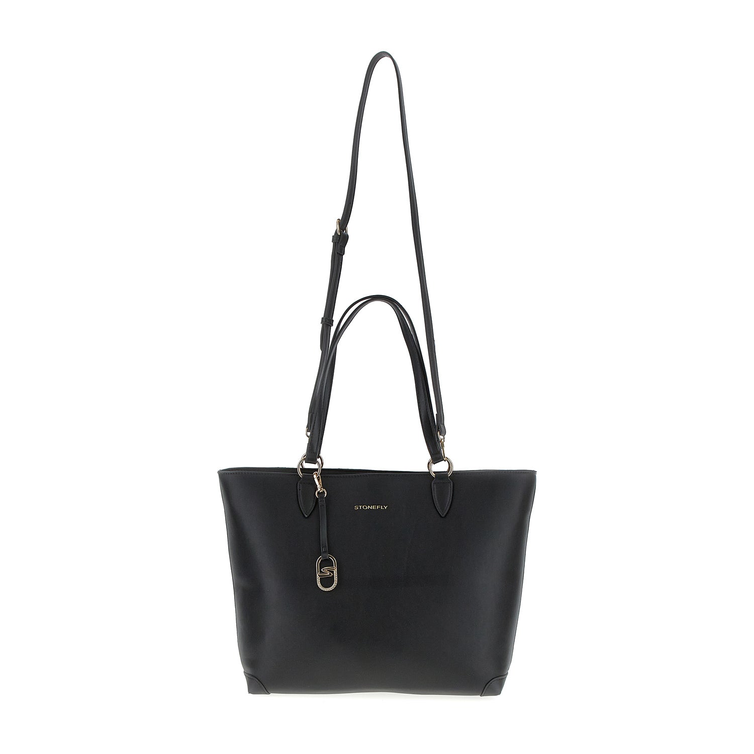 DONNA BORSA SHOPPER FLYGRAIN SHOPPER NERO 221294 000 02