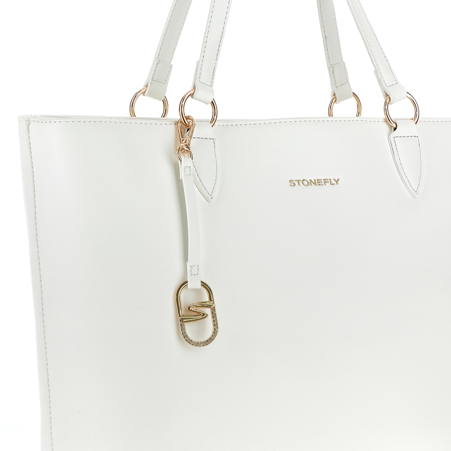 DONNA BORSA SHOPPER FLYGRAIN SHOPPER BIANCO 221294 0F1 03