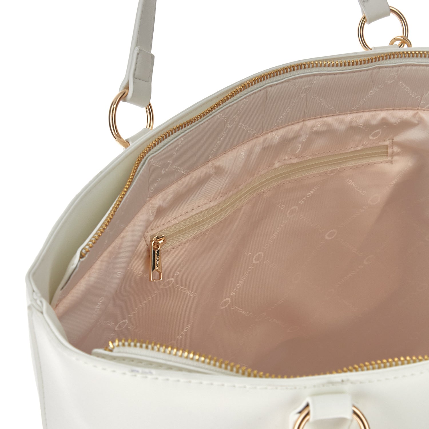 DONNA BORSA SHOPPER FLYGRAIN SHOPPER BIANCO 221294 0F1 13
