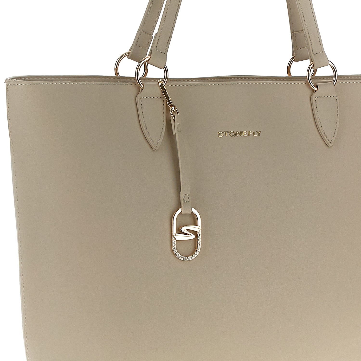 DONNA BORSA SHOPPER FLYGRAIN SHOPPER BEIGE 221294 9WI 03