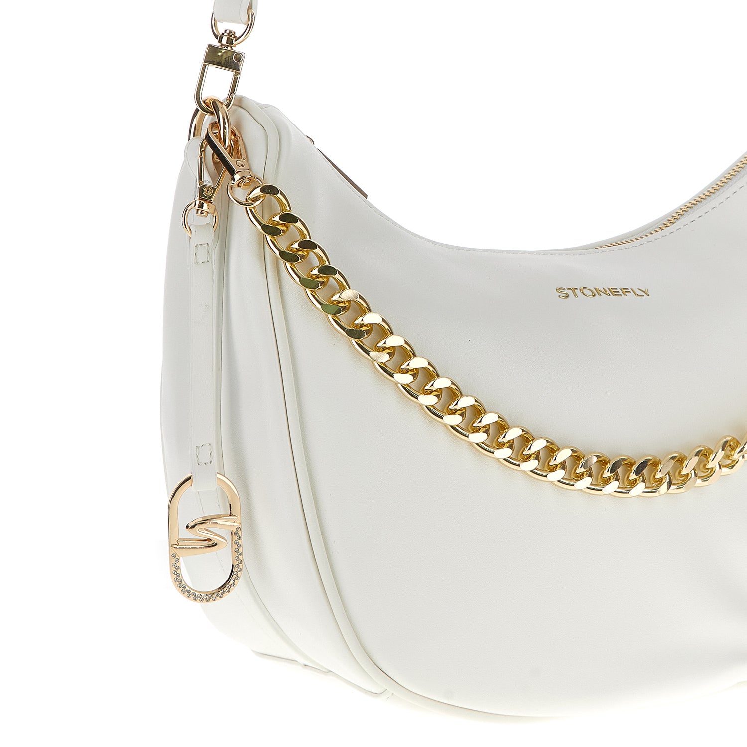 DONNA BORSA HOBO FLYGRAIN HOBO S BIANCO 221295 0F1 03