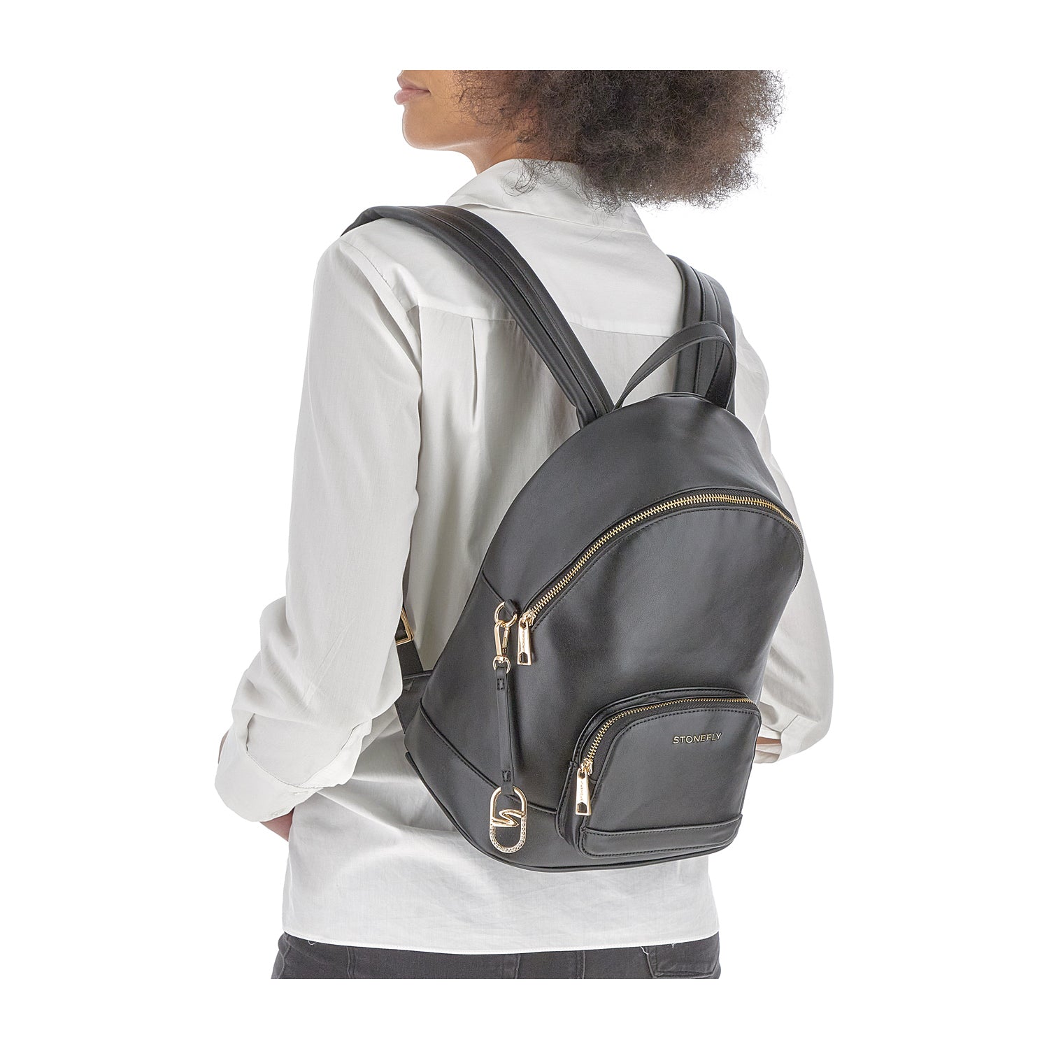 DONNA ZAINO FLYGRAIN BACKPACK NERO 221296 000 11