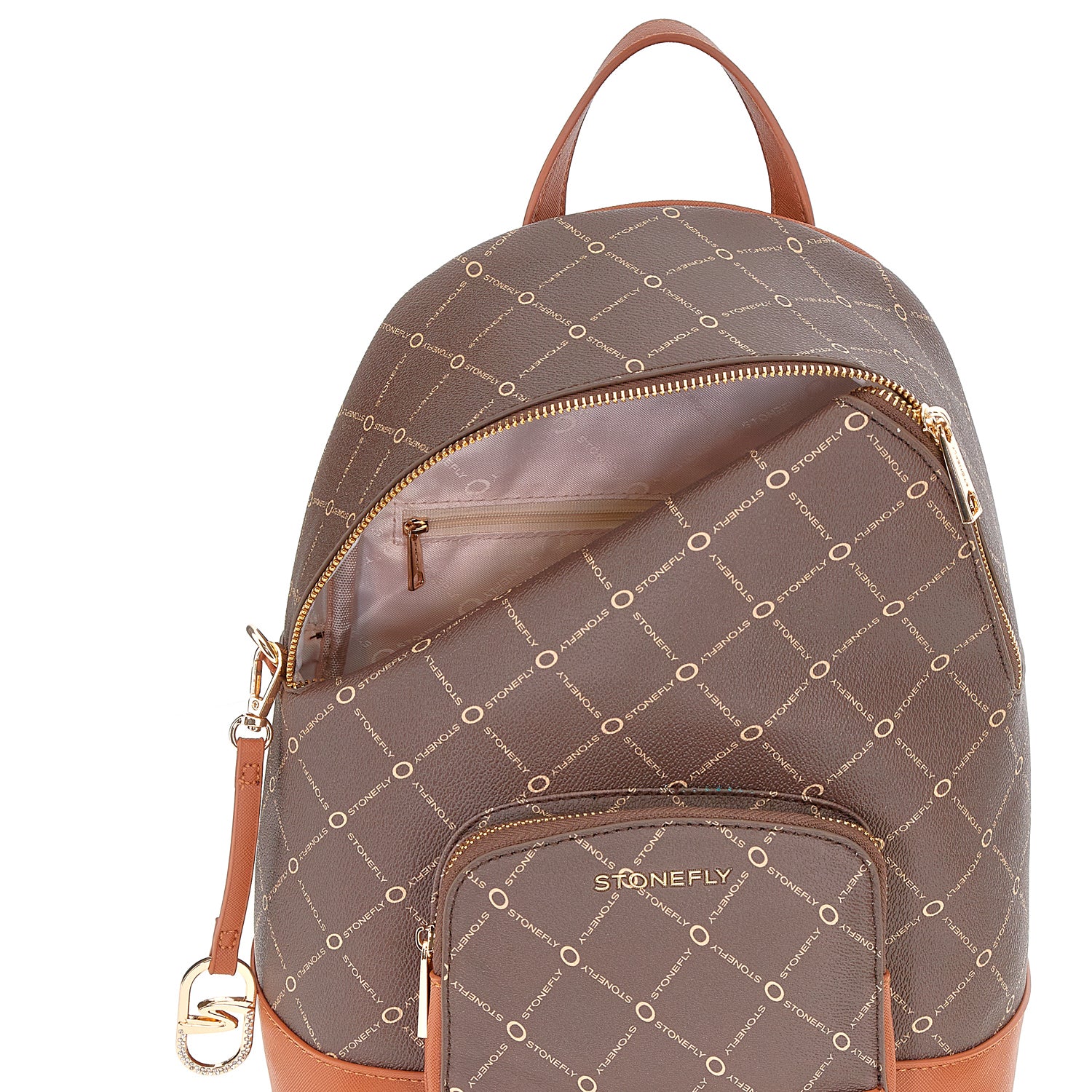 DONNA ZAINO FLYSIGN BACKPACK MARRONE 221305 M29 13