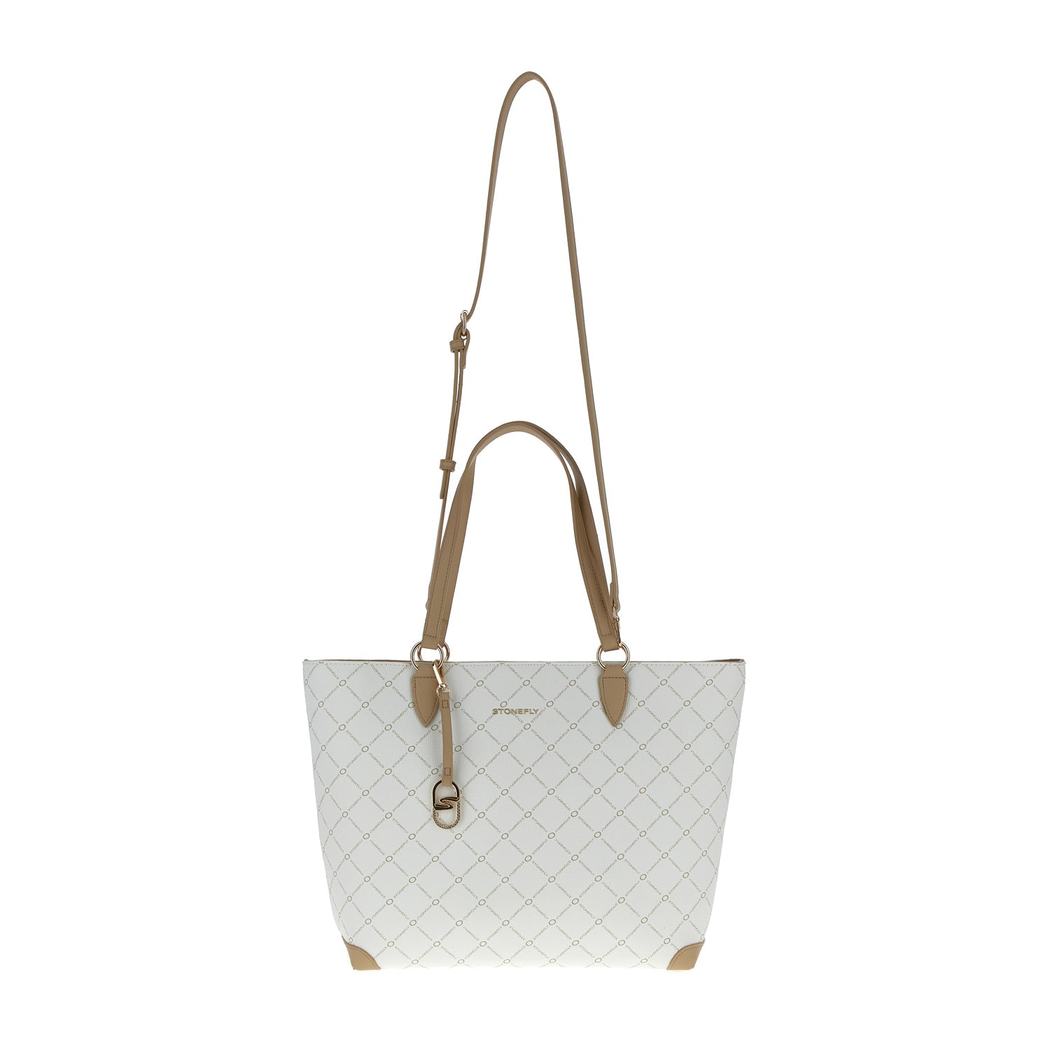 DONNA BORSA SHOPPER FLYSIGN SHOPPER BIANCO 221306 010 02