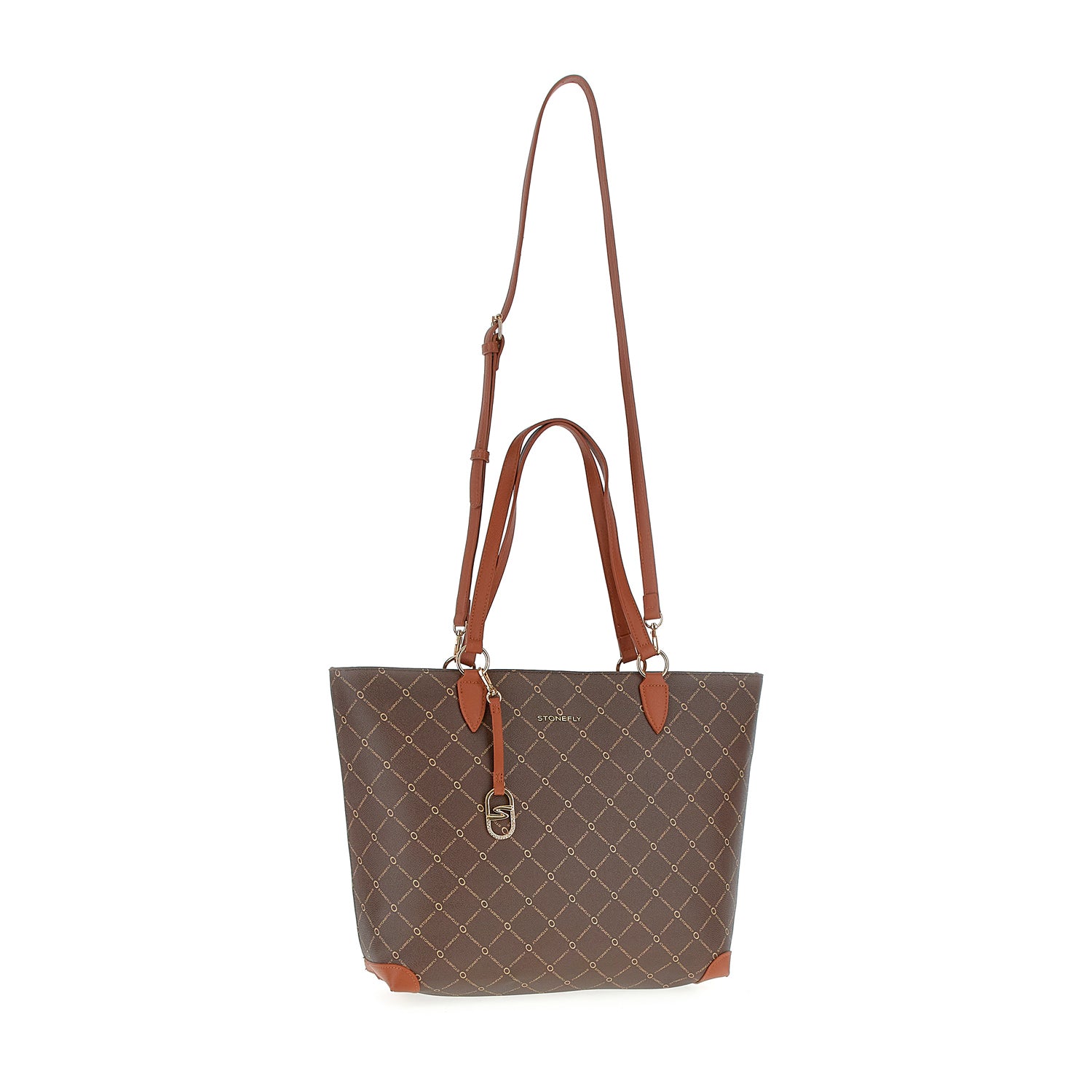 DONNA BORSA SHOPPER FLYSIGN SHOPPER MARRONE 221306 M29 02