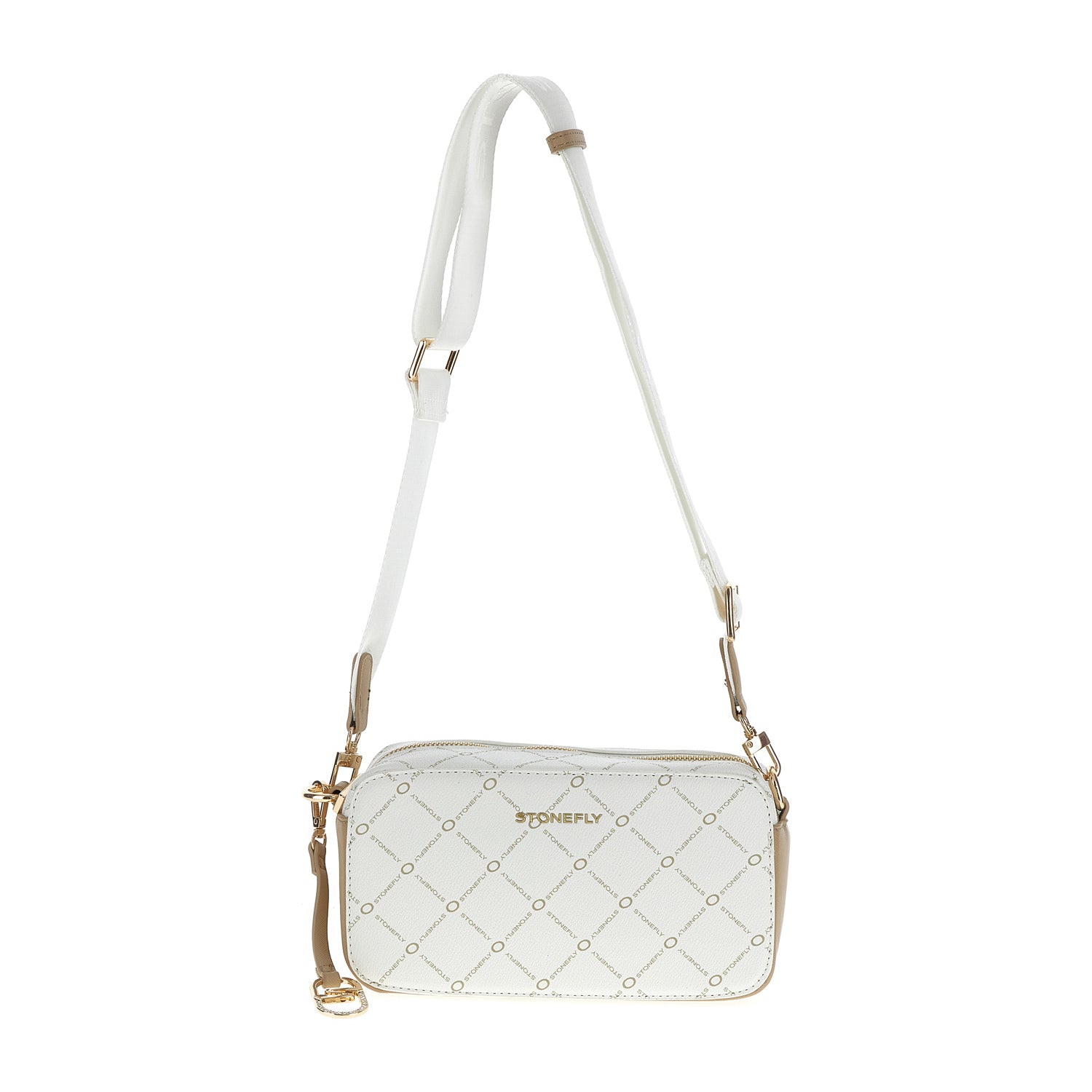 DONNA BORSA A TRACOLLA FLYSIGN CAMERA BAG M BIANCO 221307 010 01