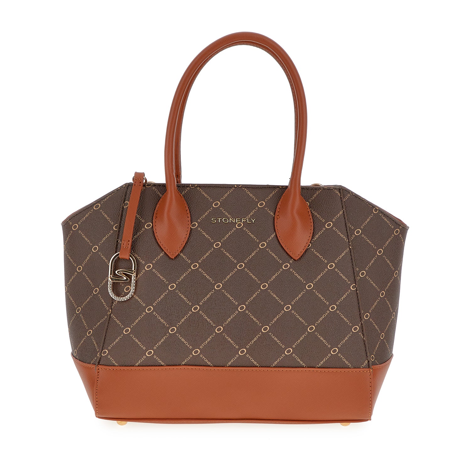 DONNA BORSA TOTE FLYSIGN HANDBAG MARRONE 221308 M29 01