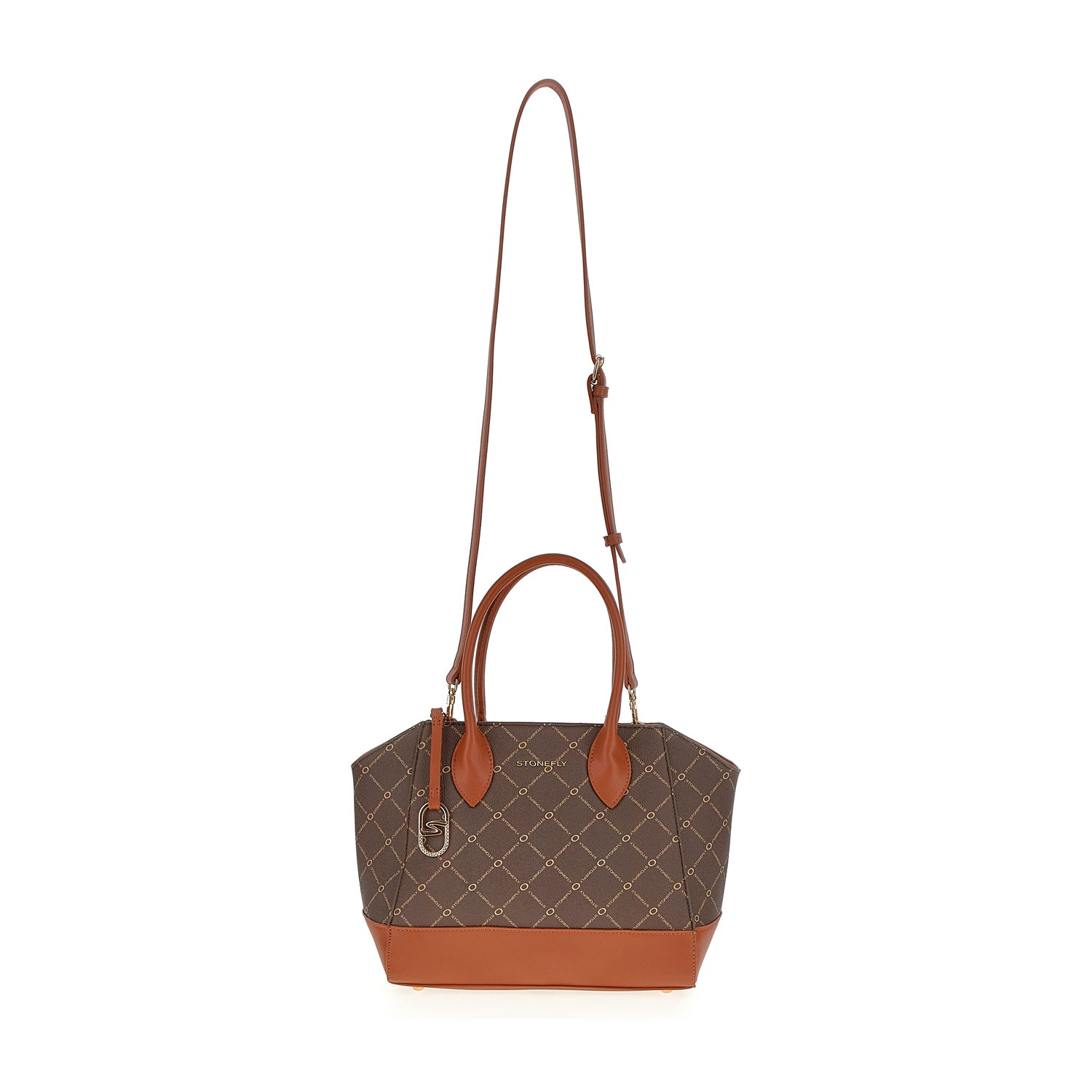 DONNA BORSA TOTE FLYSIGN HANDBAG MARRONE 221308 M29 02