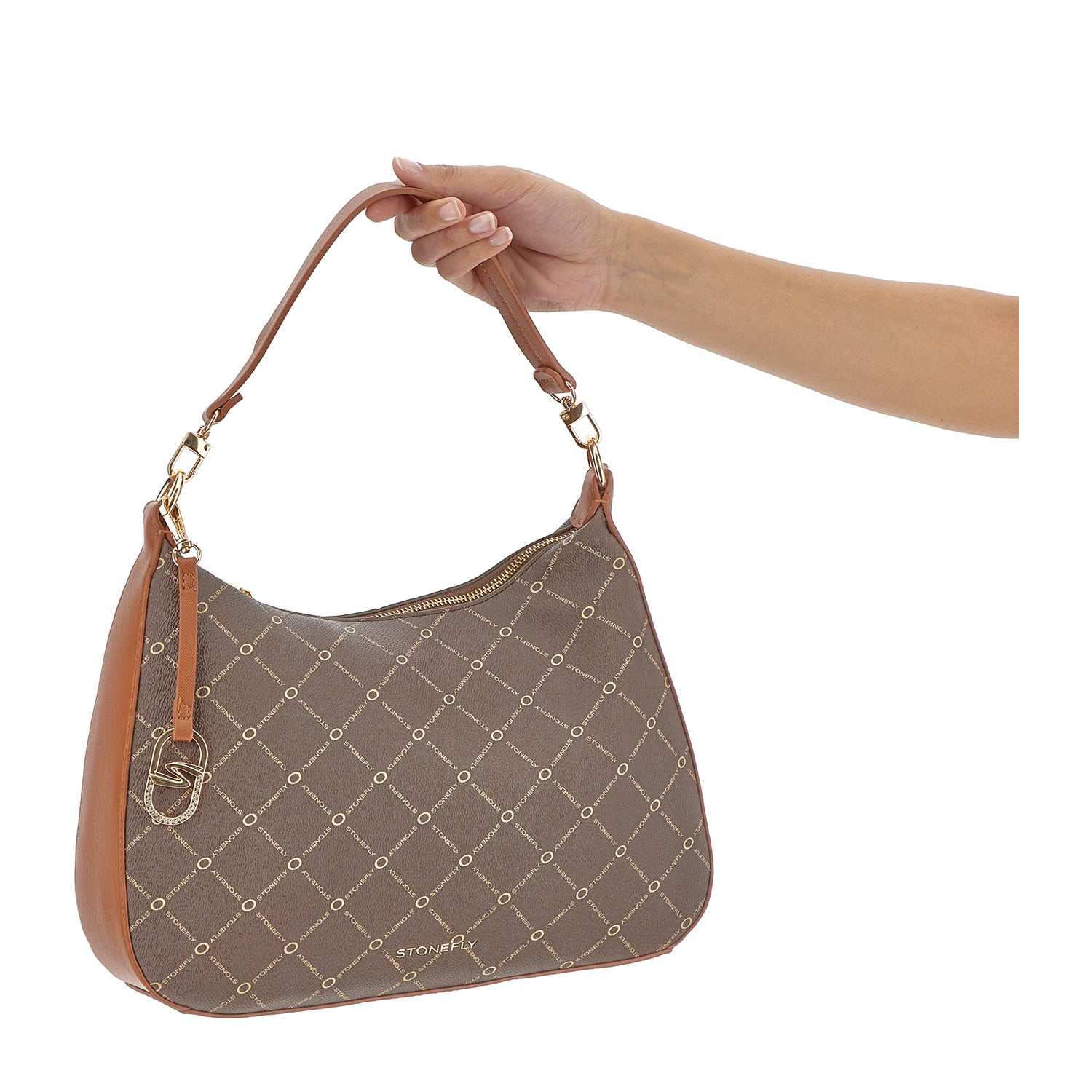 DONNA BORSA HOBO FLYSIGN HOBO M MARRONE 221309 M29 12