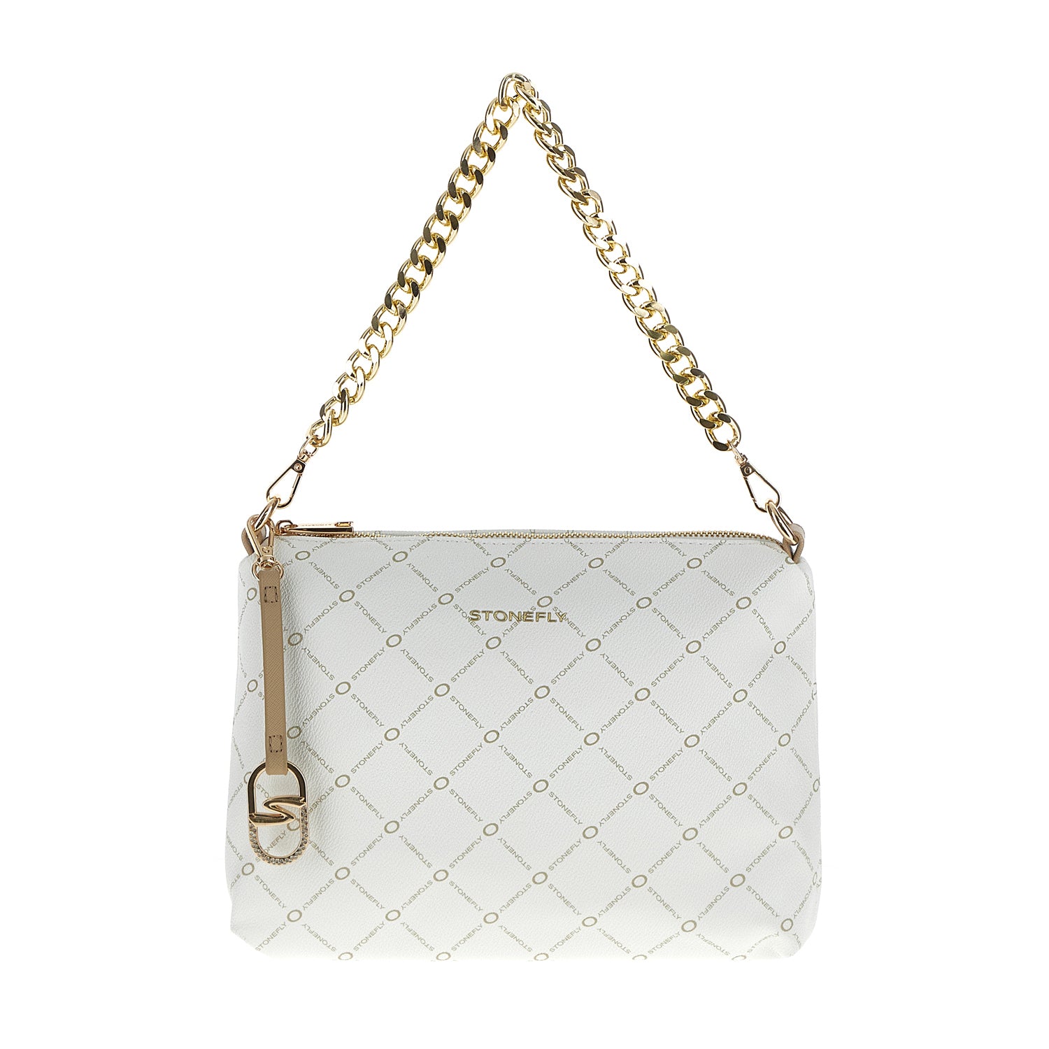 DONNA SACCA FLYSIGN POUCH BAG BIANCO 221310 010 01