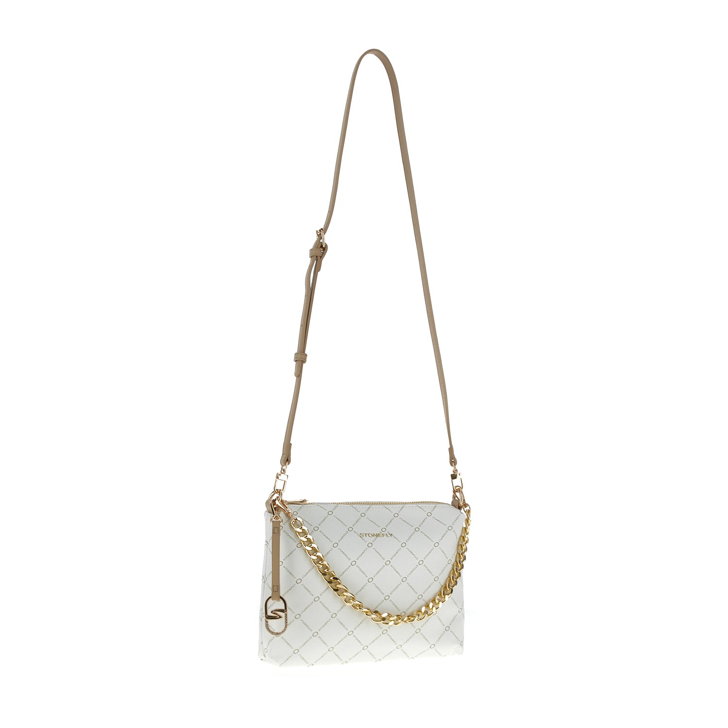 DONNA SACCA FLYSIGN POUCH BAG BIANCO 221310 010 02