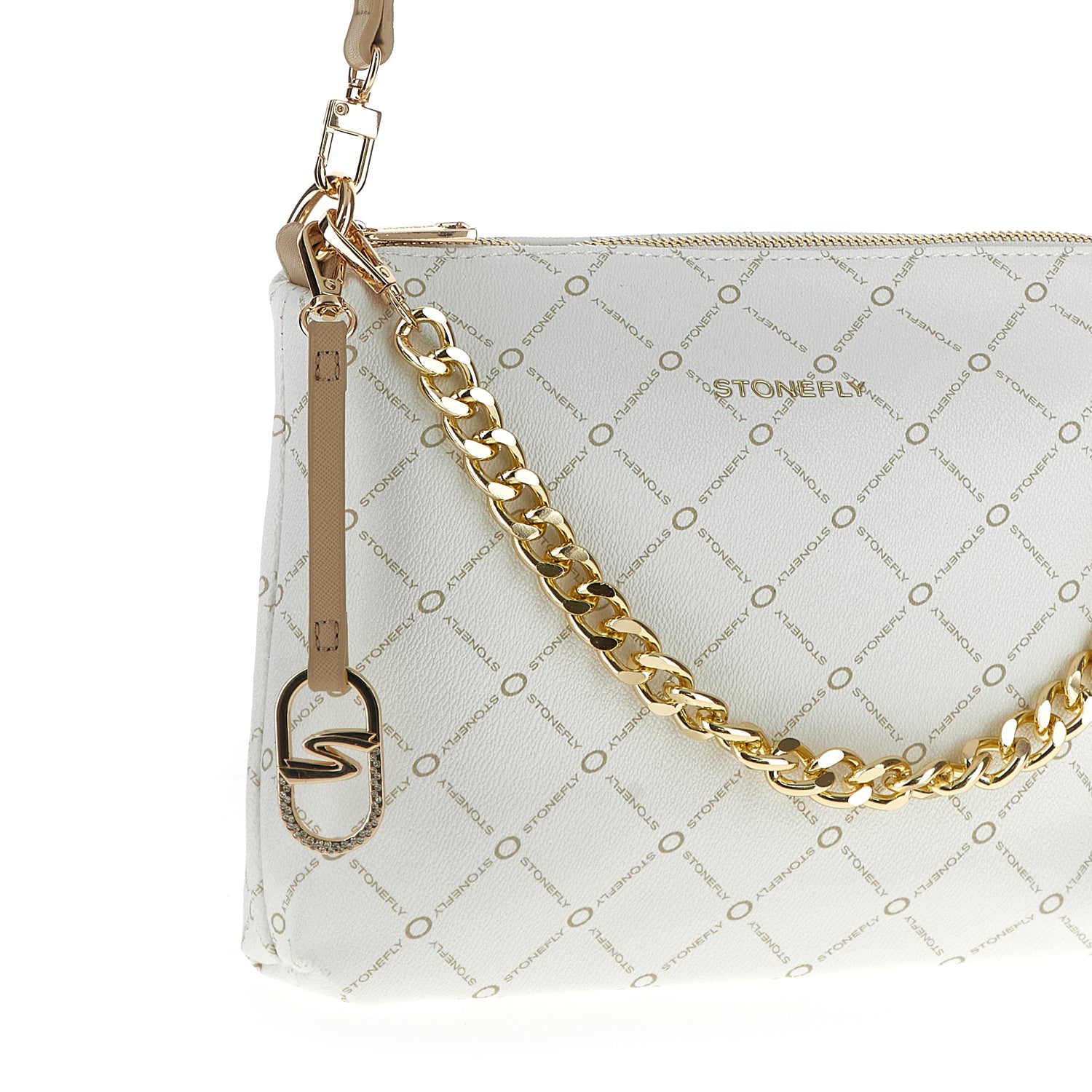 DONNA SACCA FLYSIGN POUCH BAG BIANCO 221310 010 03