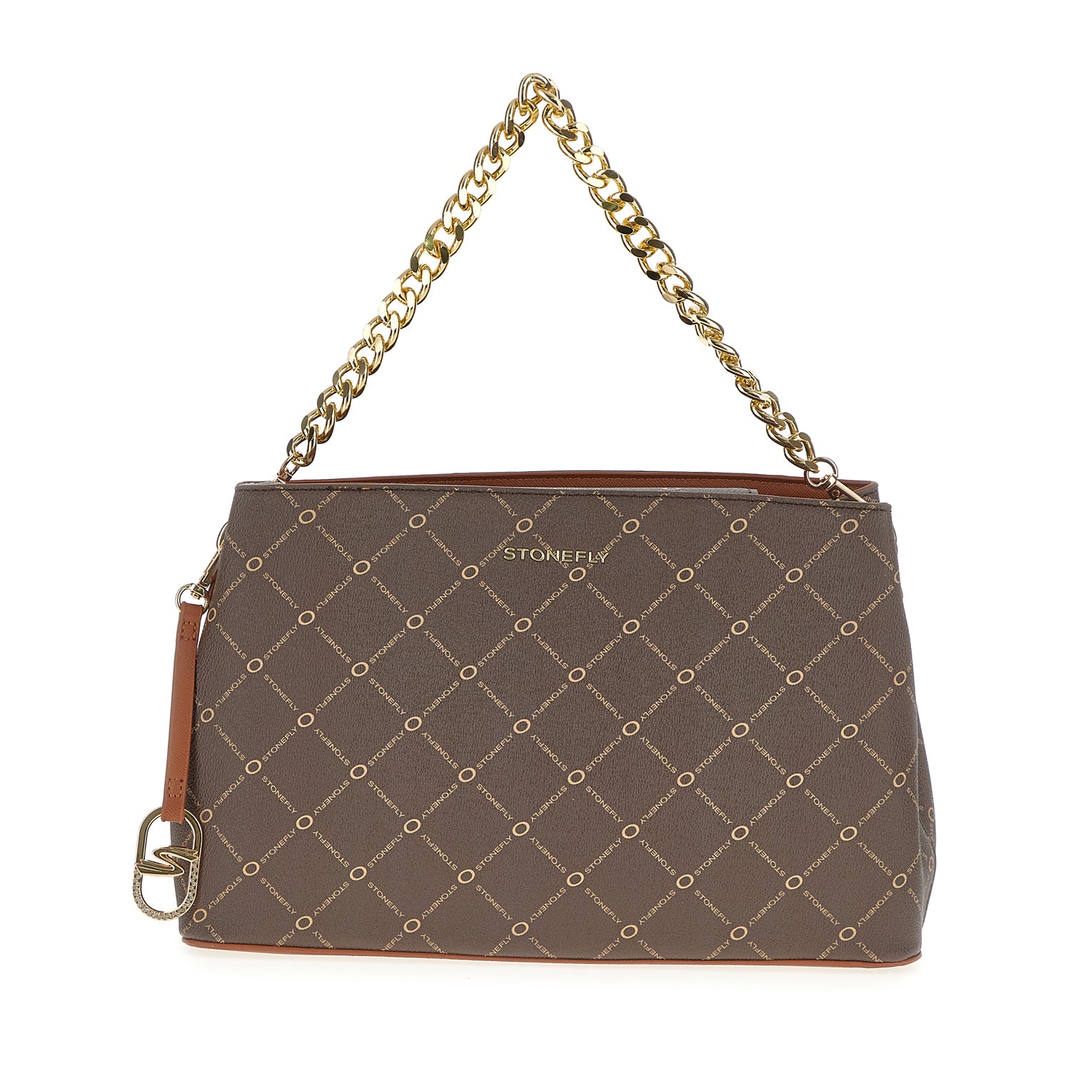 DONNA CAP BAG FLYSIGN CAP BAG L MARRONE 221311 M29 01