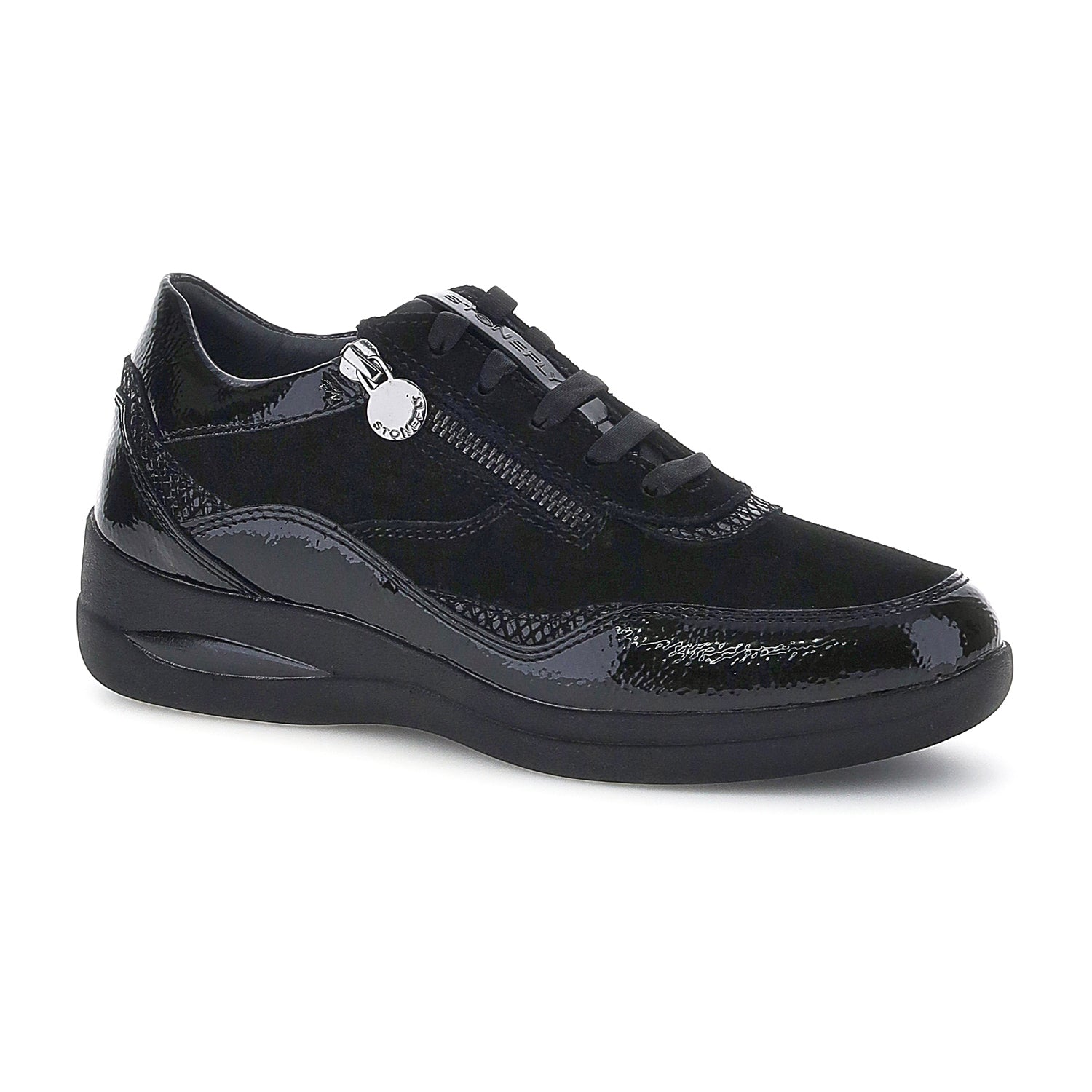 DONNA SCARPE ALLACCIATE AURORA 25 NERO 221553 000 02