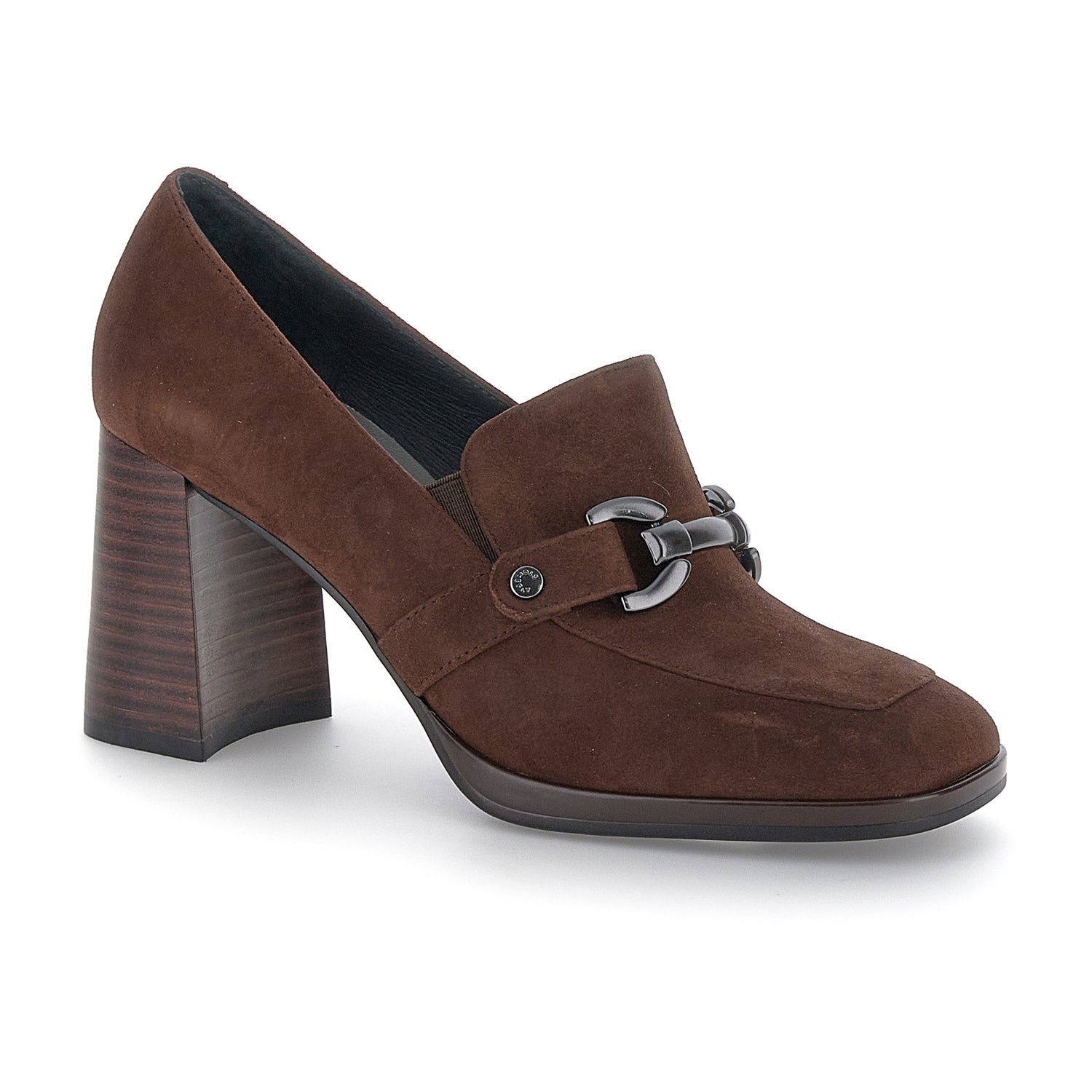 DONNA SCARPE CON TACCO BLANCA 1 MARRONE SCURO 221587 Z67 02