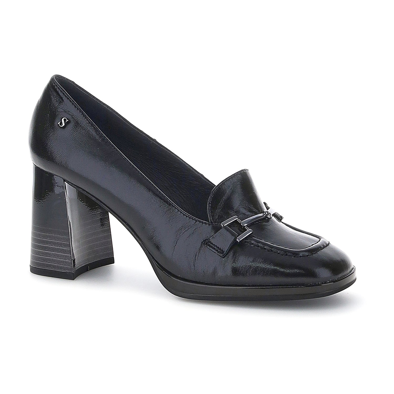 DONNA SCARPE CON TACCO BLANCA 4 NERO 221590 000 02