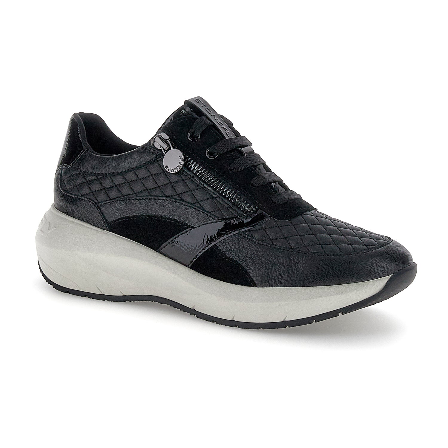 DONNA SCARPE ALLACCIATE TWINS 2 NERO 221620 000 02