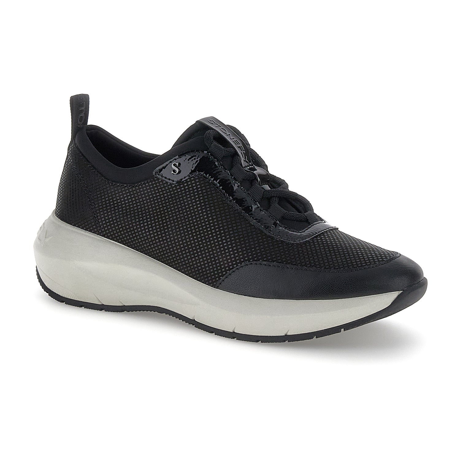 DONNA SCARPE ALLACCIATE TWINS 3 NERO 221621 000 02