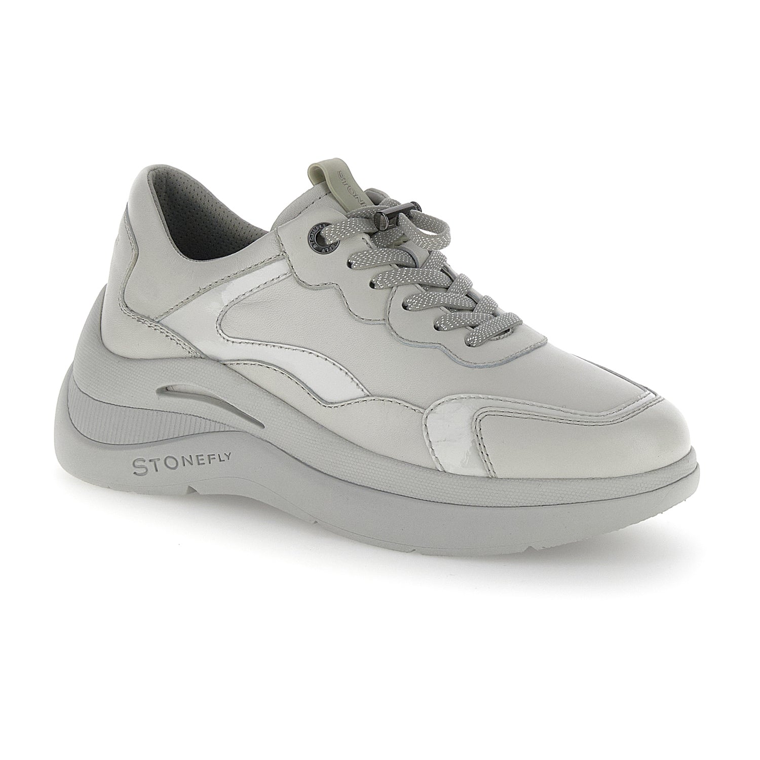 DONNA SCARPE ALLACCIATE ROCHA 5 GRIGIO CHIARO 221676 346 02