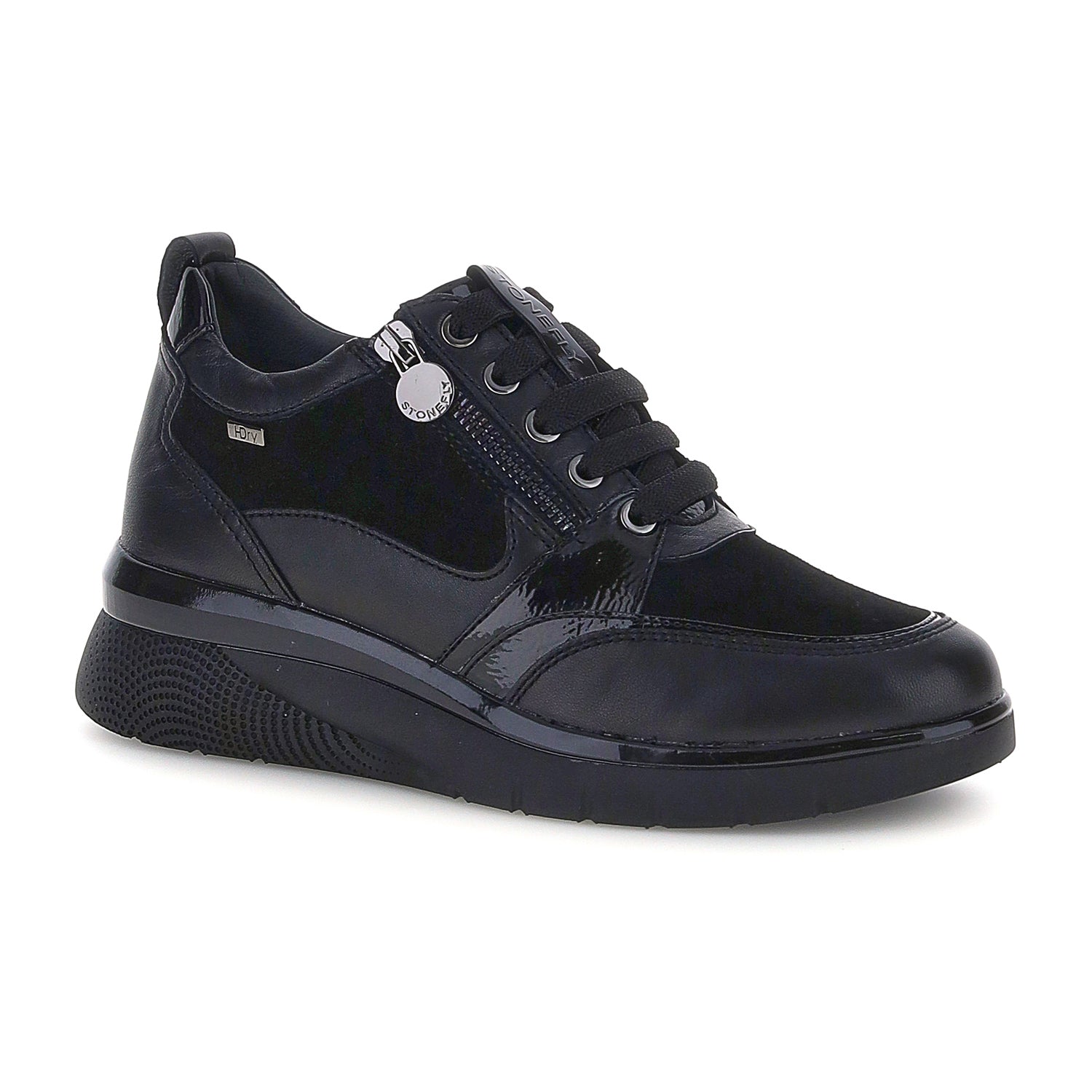DONNA SCARPE ALLACCIATE CLERYN HDRY 16 NERO 221685 000 02
