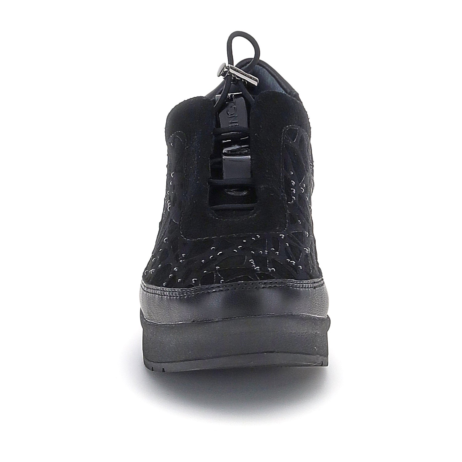 DONNA SLIP ON SHOES CREAM 21 NERO 221725 000 04