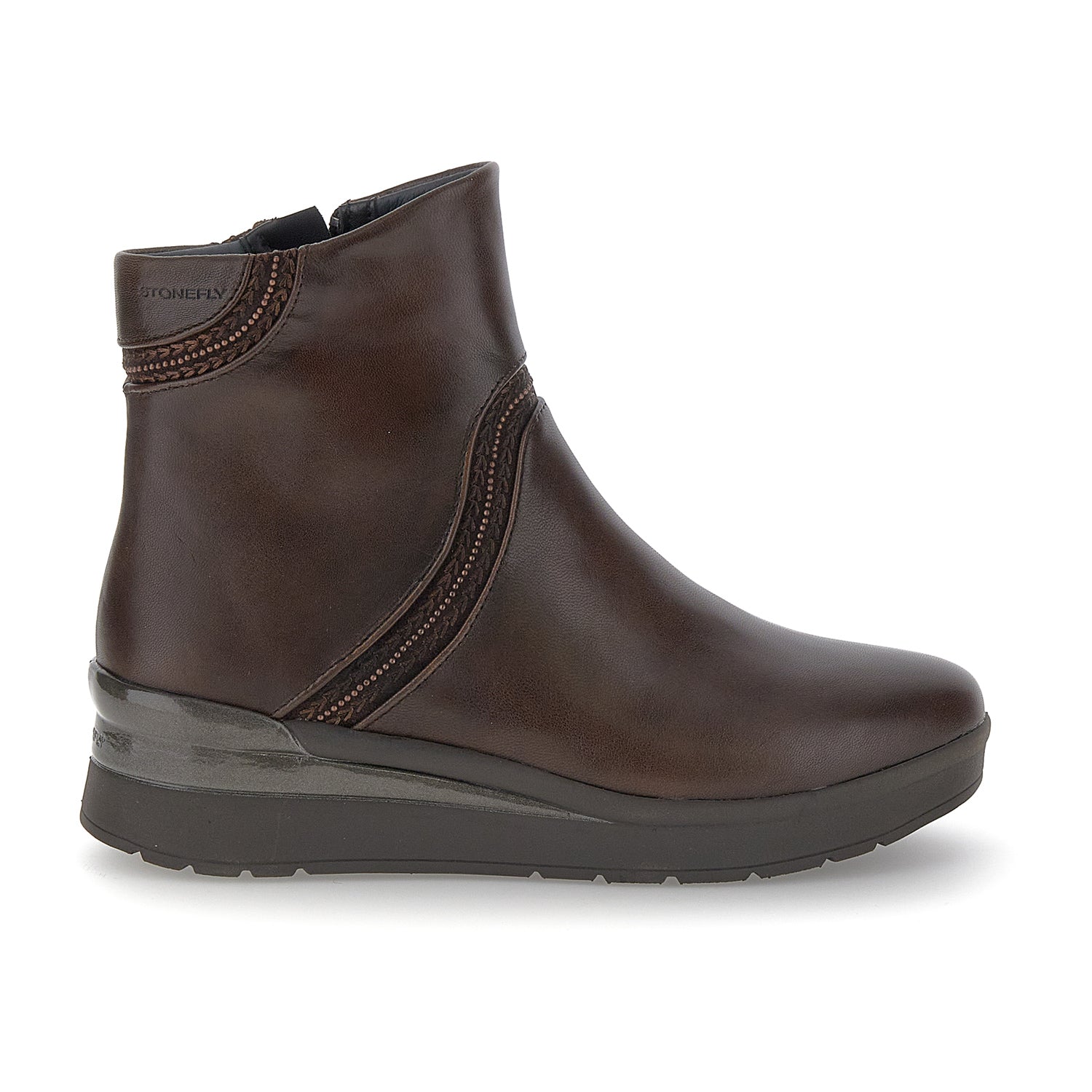 DONNA STIVALETTI MEDI CREAM 55 MARRONE SCURO 221729 5HD 01