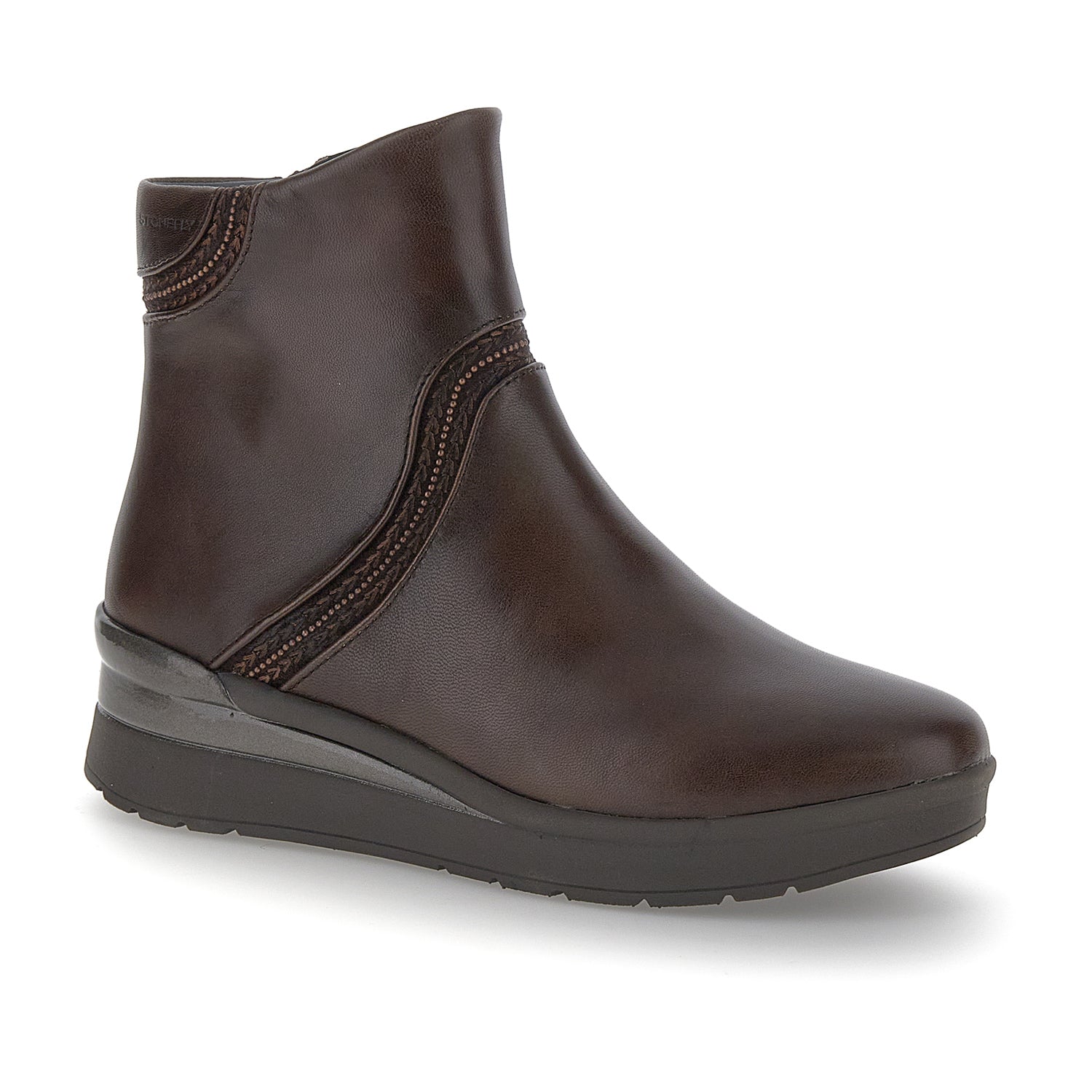 DONNA STIVALETTI MEDI CREAM 55 MARRONE SCURO 221729 5HD 02